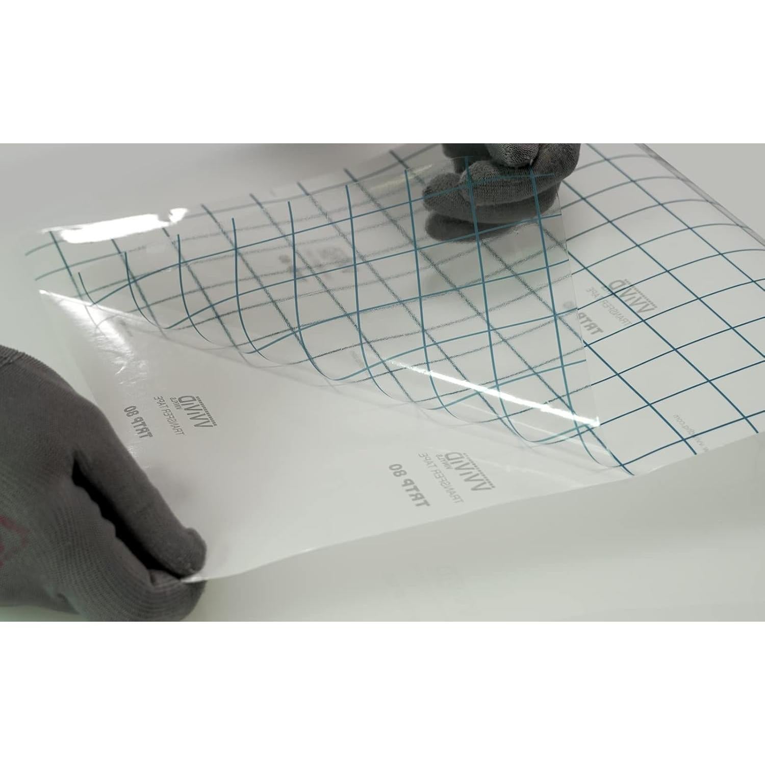 Vinilo de Plantilla Azul VViViD 30.48x1.83m + Cinta Transferencia 30.48x2.13m