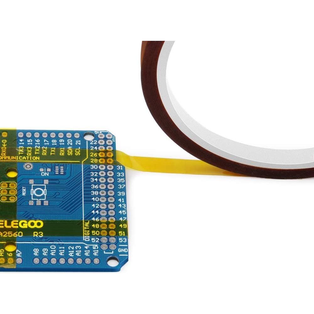 Cinta de alta temperatura ELEGOO, poliimida, 4 tamaños
