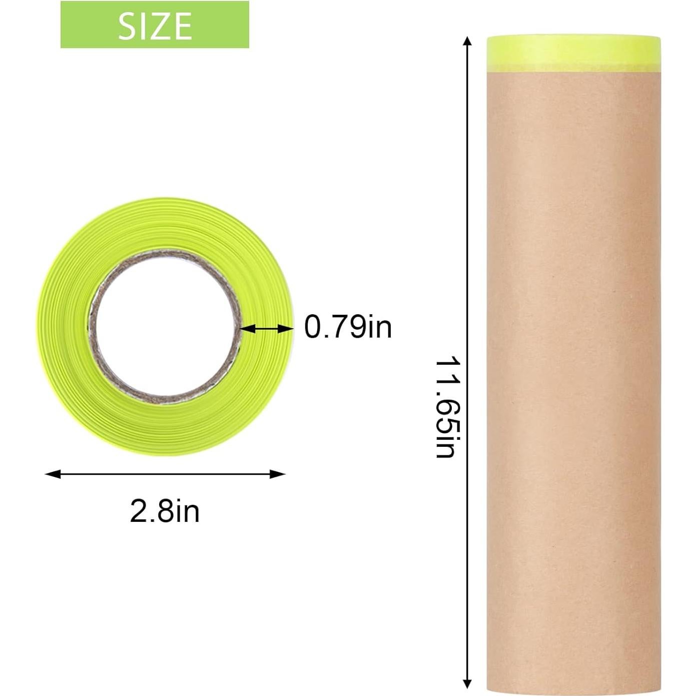 Papel de Enmascarar Pre-Adhesivo VECOPE 56cm x 15m para Pintura