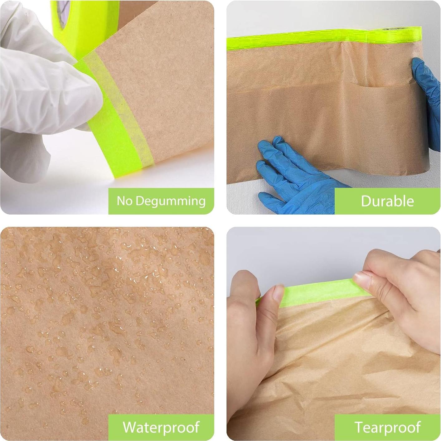 Papel de Enmascarar Pre-Adhesivo VECOPE 56cm x 15m para Pintura