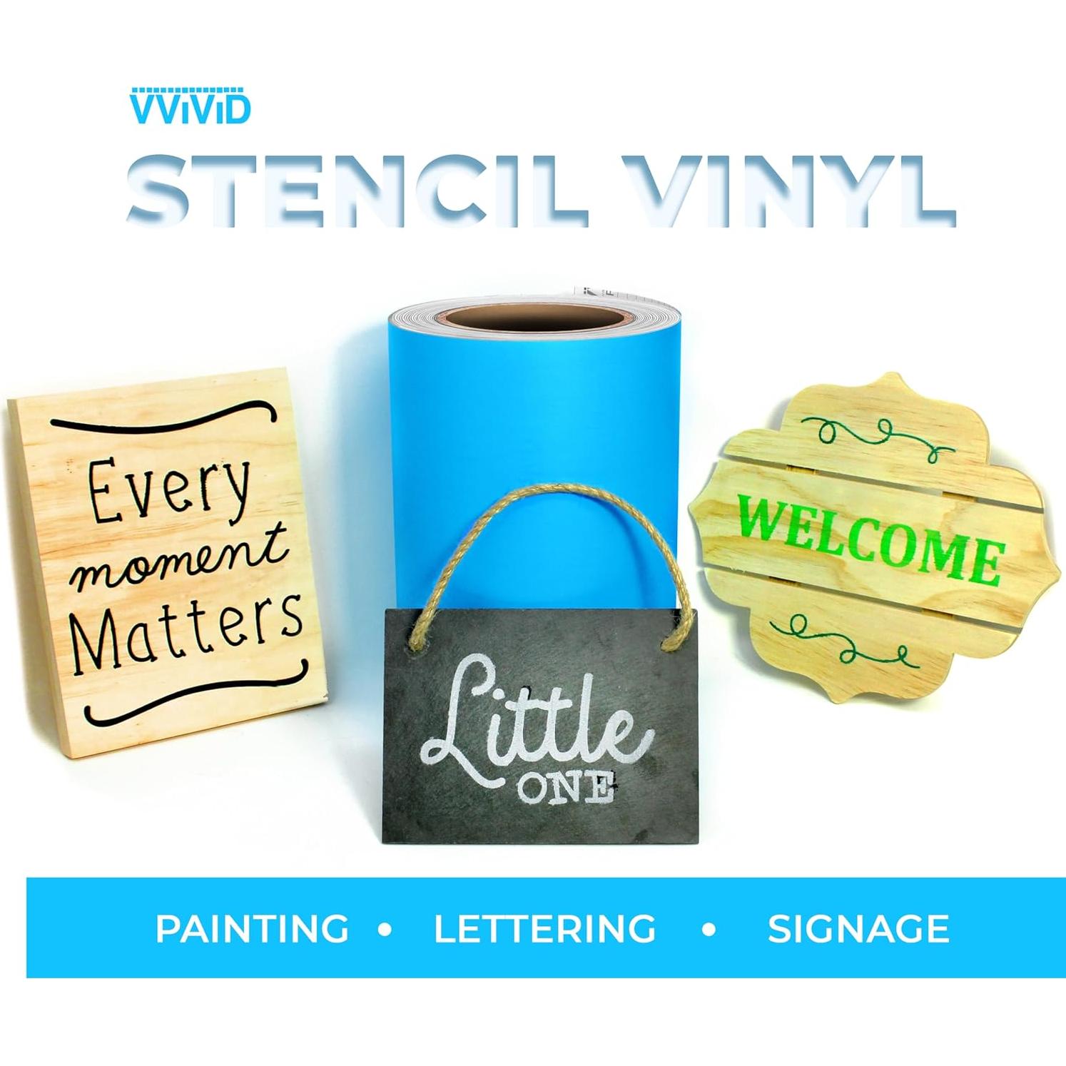 Cinta de Enmascarar de Vinilo VViViD 2.54 cm x 45 m Anti-Sangrado