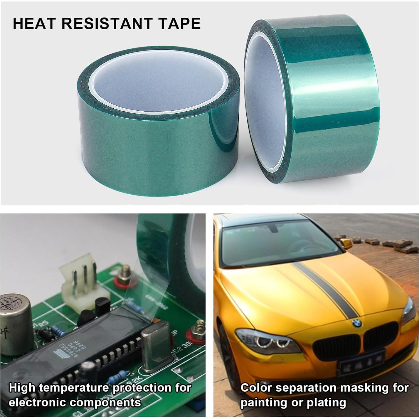 Cinta de Alta Temperatura BOMEI PACK 2 Rollos 50mm x 33m