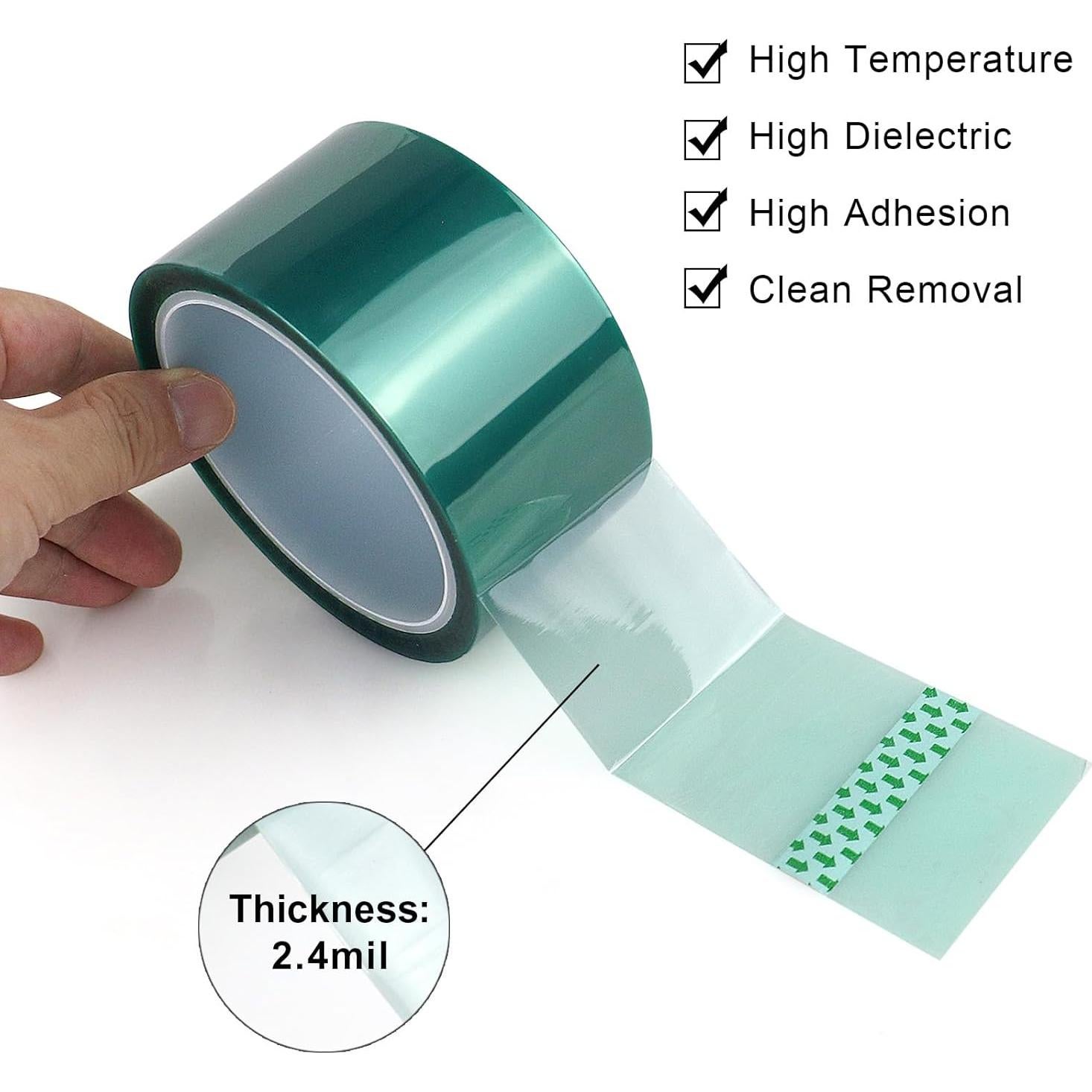 Cinta de Alta Temperatura BOMEI PACK 2 Rollos 50mm x 33m