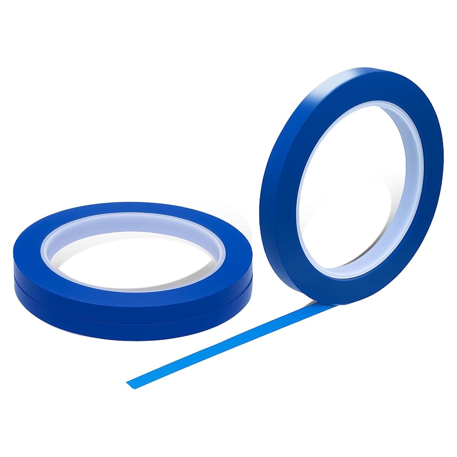 3 Rollos de Cinta de Película Azul 6mm para Tintado de Ventanas