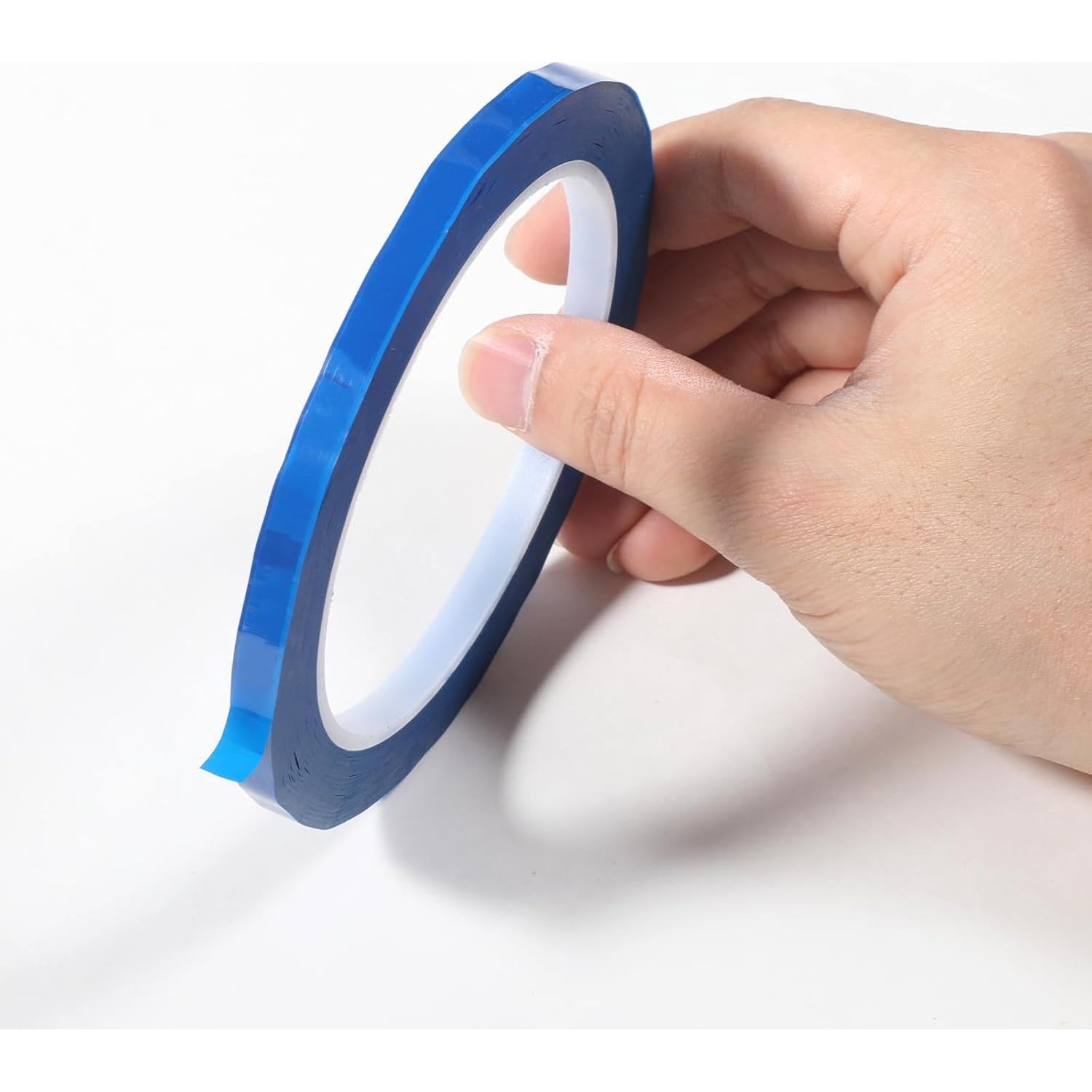 3 Rollos de Cinta de Película Azul 6mm para Tintado de Ventanas