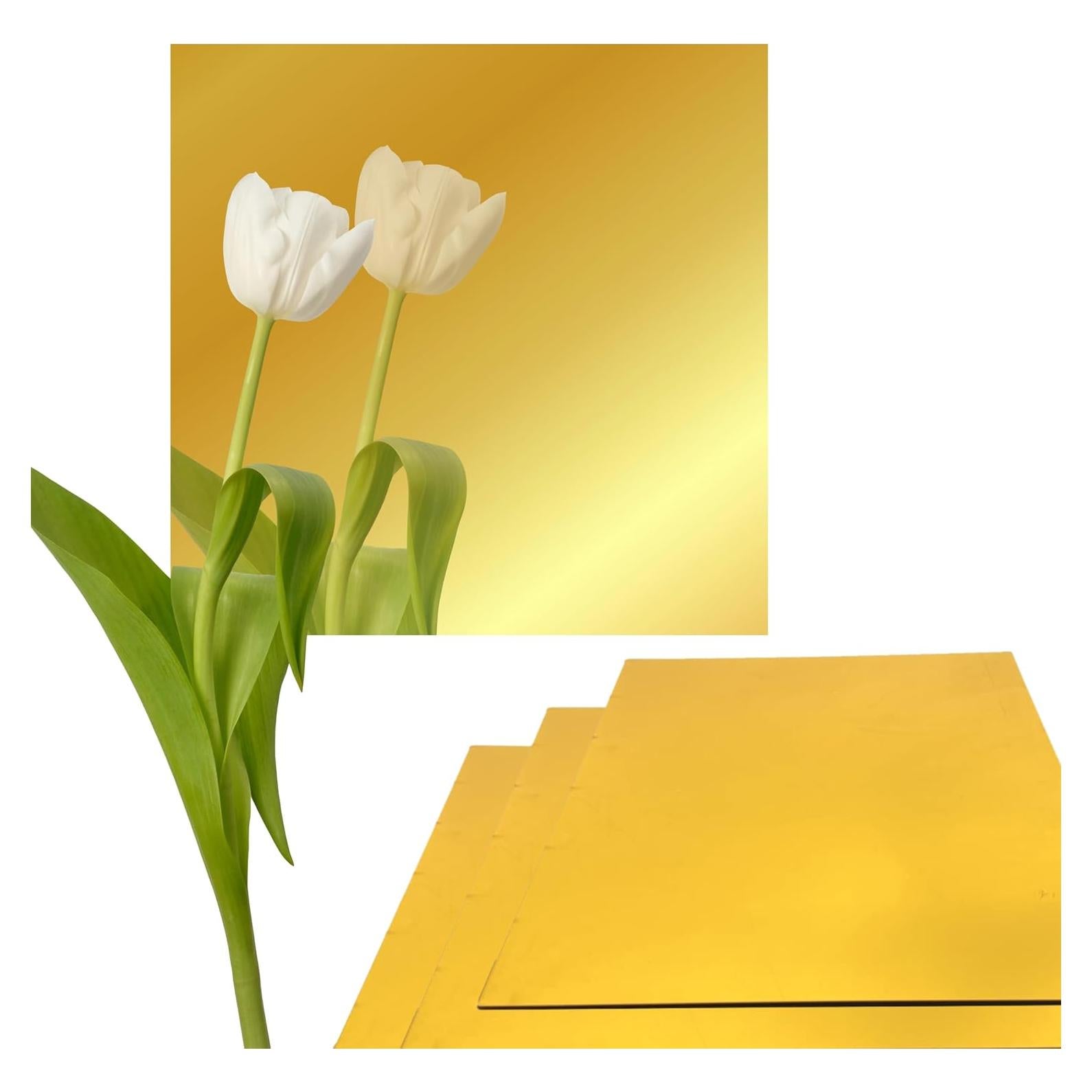 Paquete de 4 Hojas de Espejo Acrílico Dorado 30.48 cm - Killer's Instinct