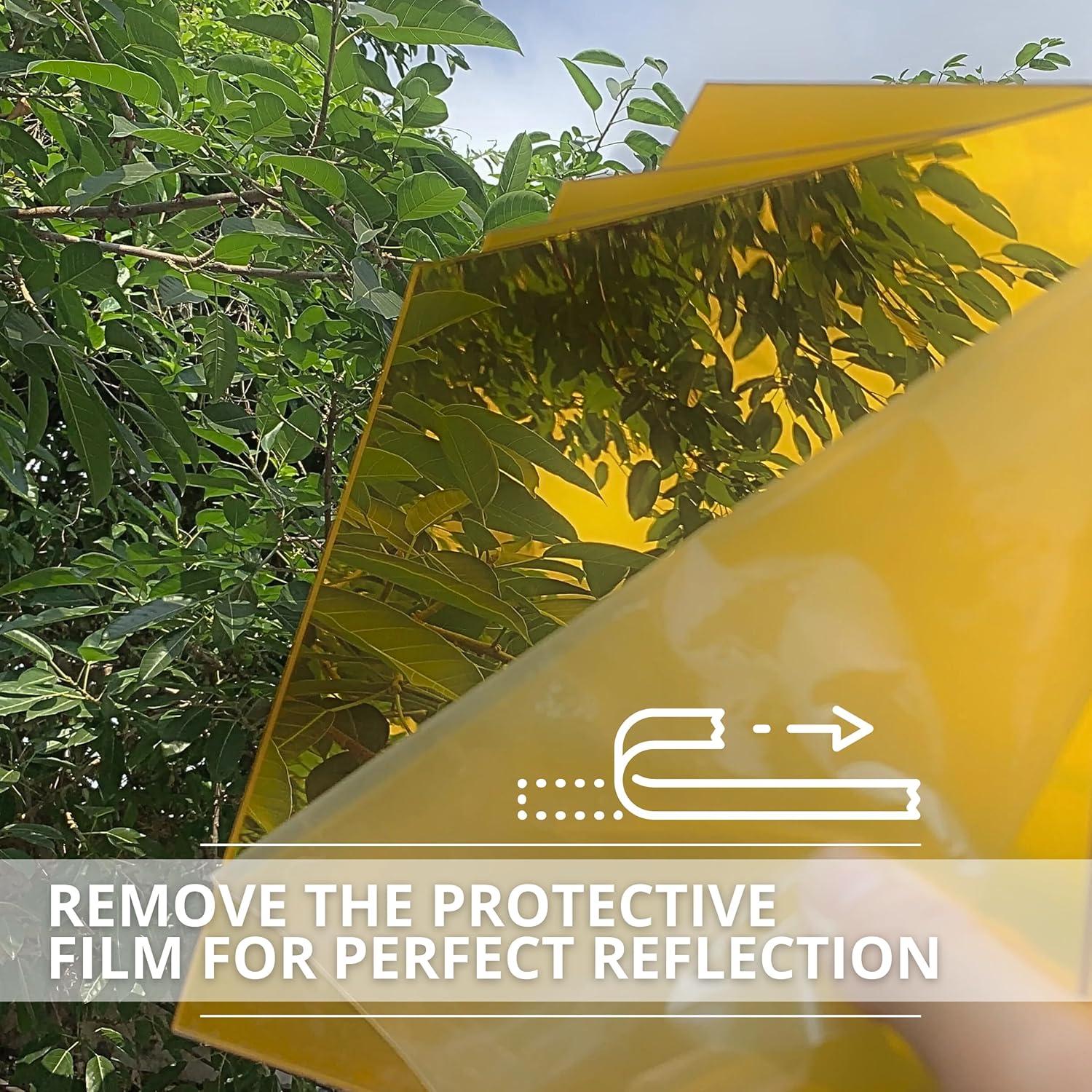 Paquete de 4 Hojas de Espejo Acrílico Dorado 30.48 cm - Killer's Instinct