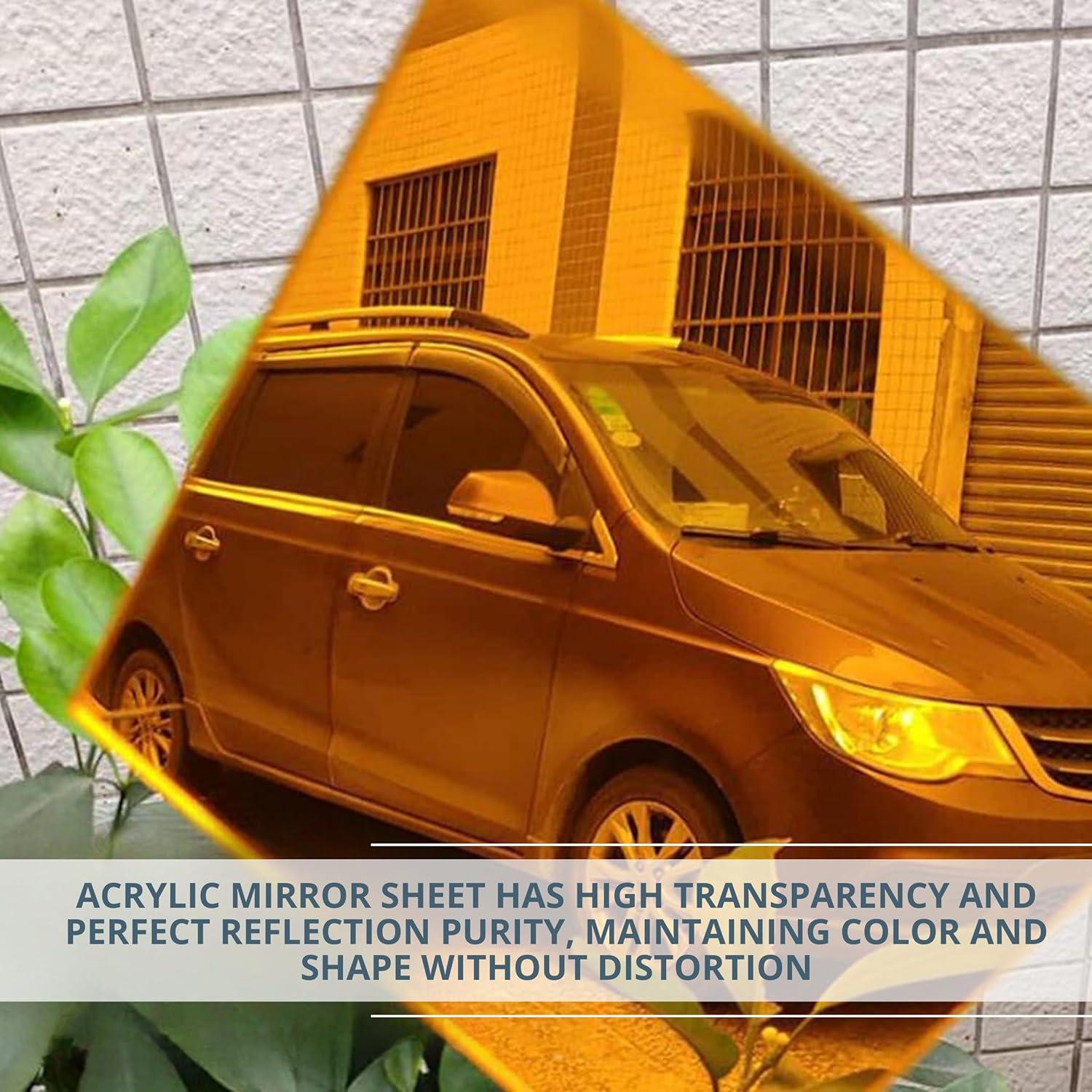 Paquete de 4 Hojas de Espejo Acrílico Dorado 30.48 cm - Killer's Instinct