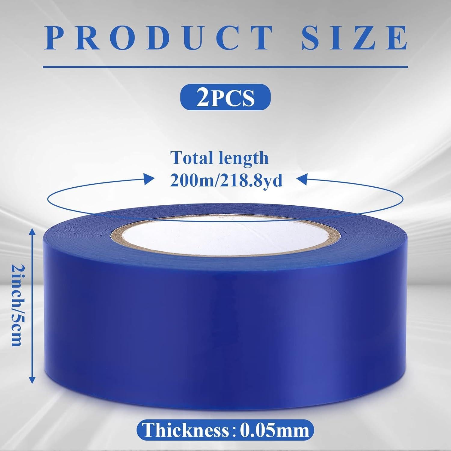 Cinta Protectora Removible Frienda Azul 5 cm x 200 m - 2 Rollos