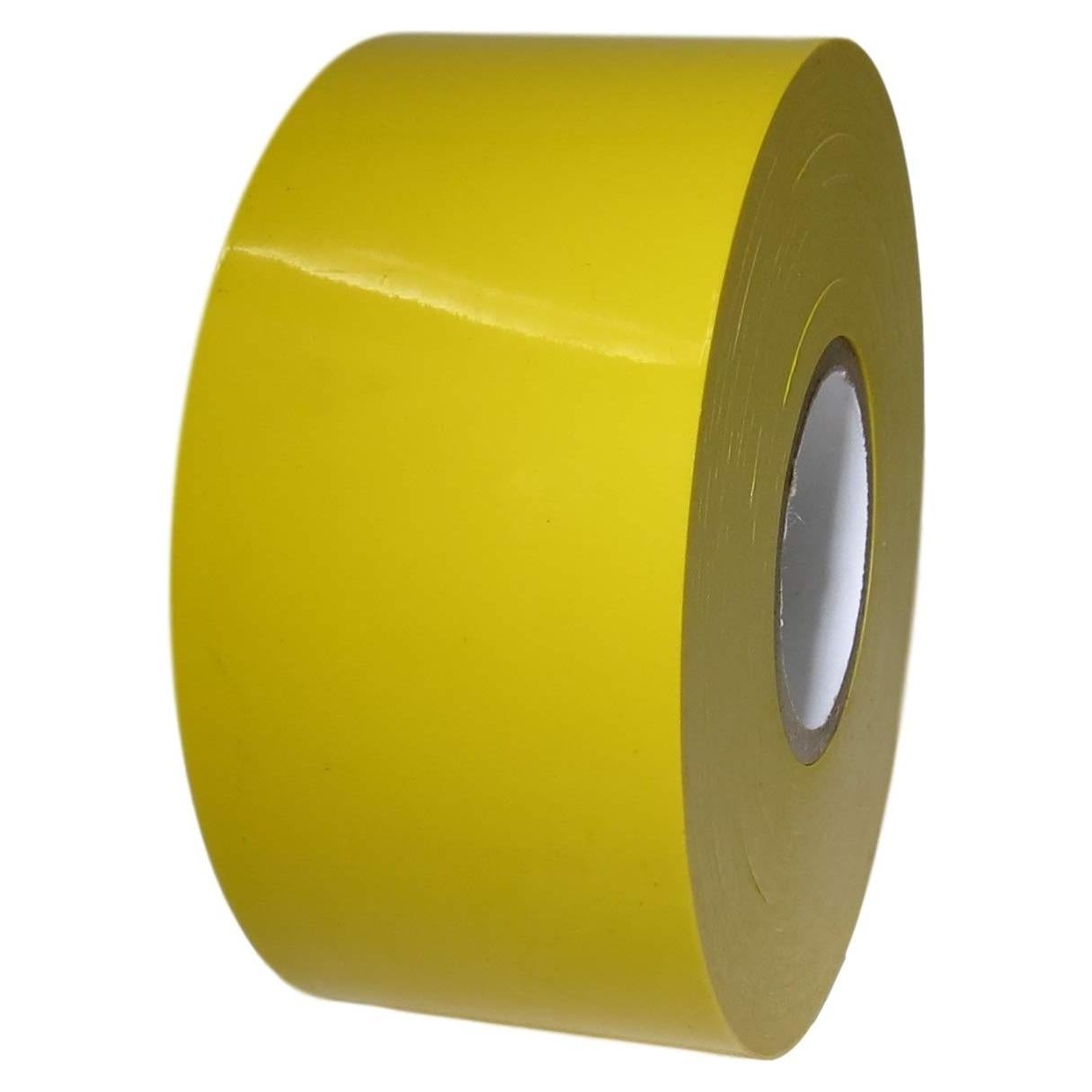 Cinta de Policloro de Vinilo Amarilla No Adhesiva GGR Supplies 5.08 cm