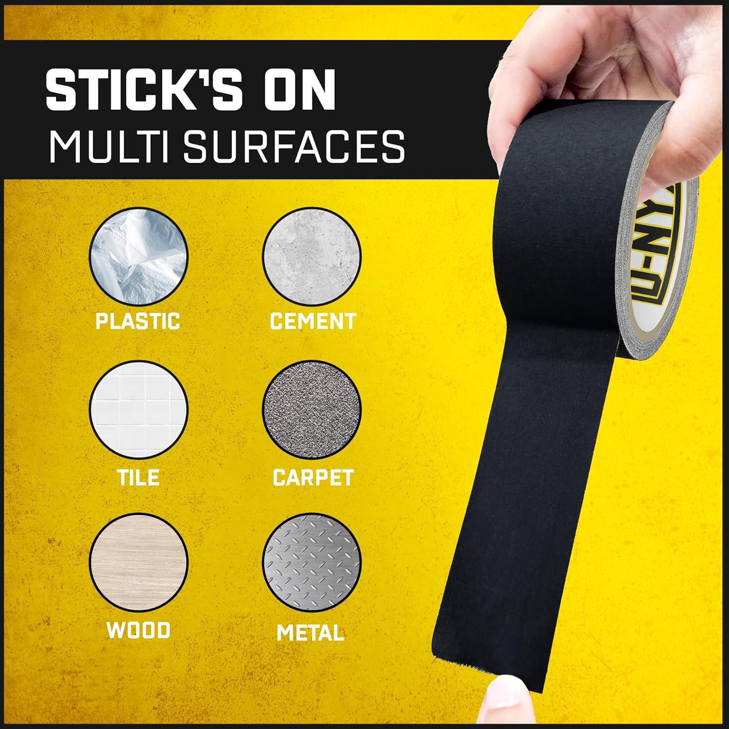 Cinta Gaffer 5 cm x 1 Rollo D-NYX Negra Resistente Sin Residuo