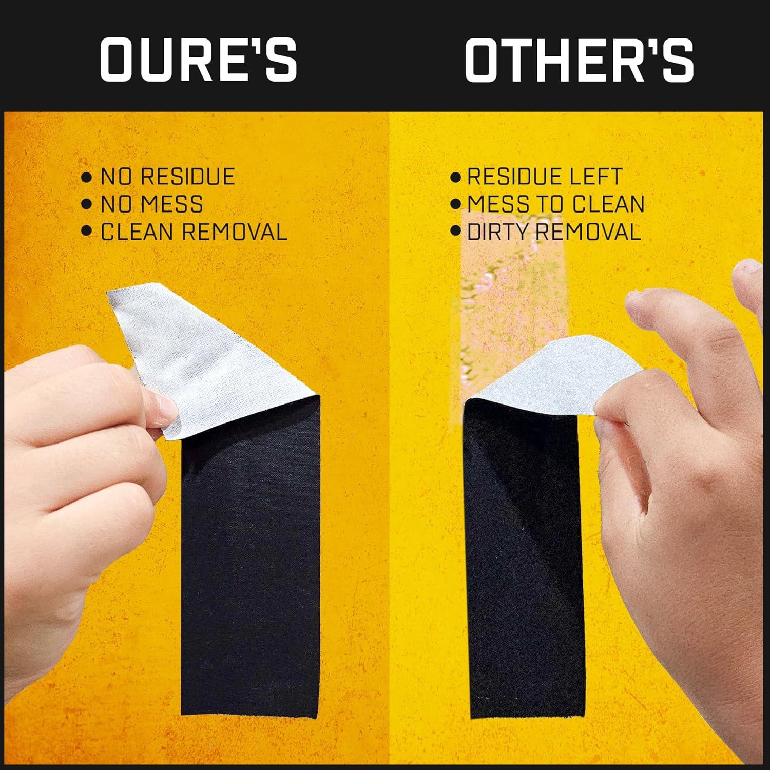 Cinta Gaffer 5 cm x 1 Rollo D-NYX Negra Resistente Sin Residuo