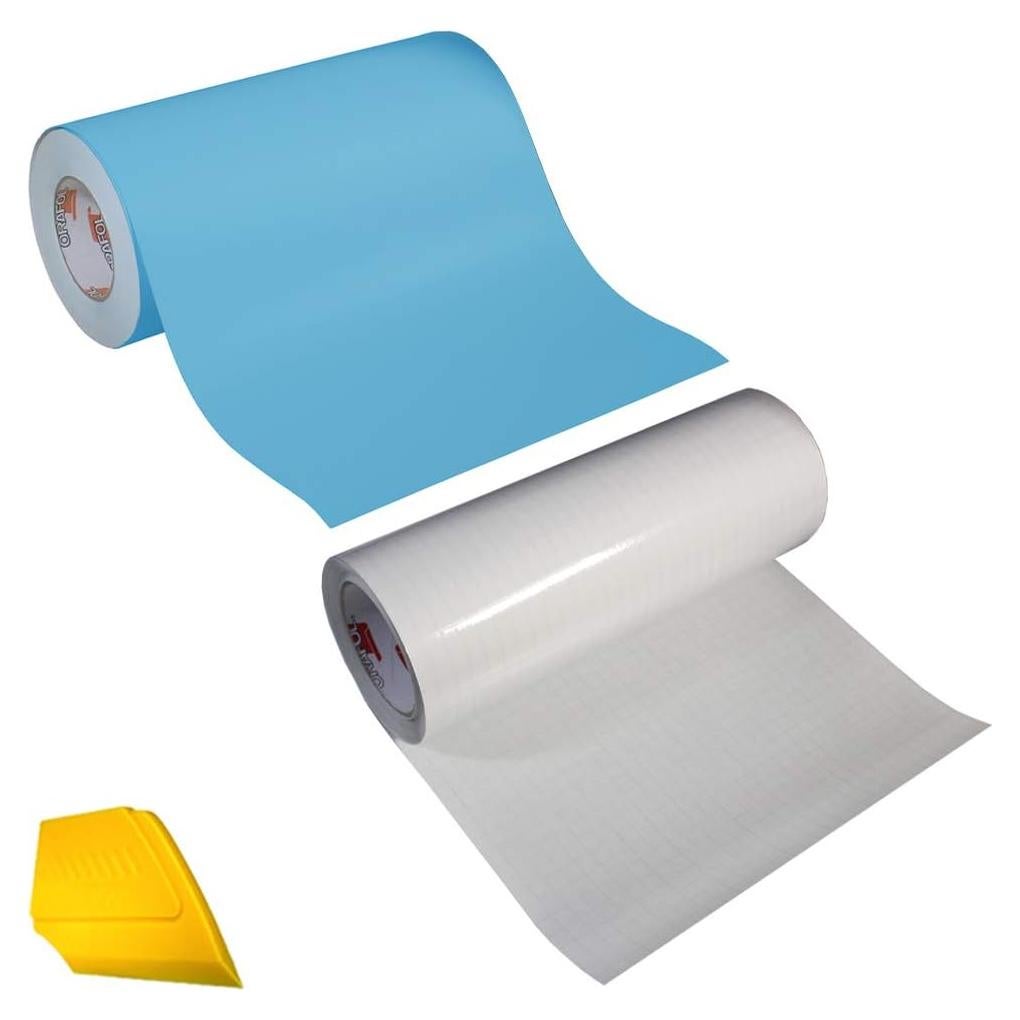 Combo 2 Rollos Vinilo Adhesivo ORACAL 651 30.48x0.91m + Espátula