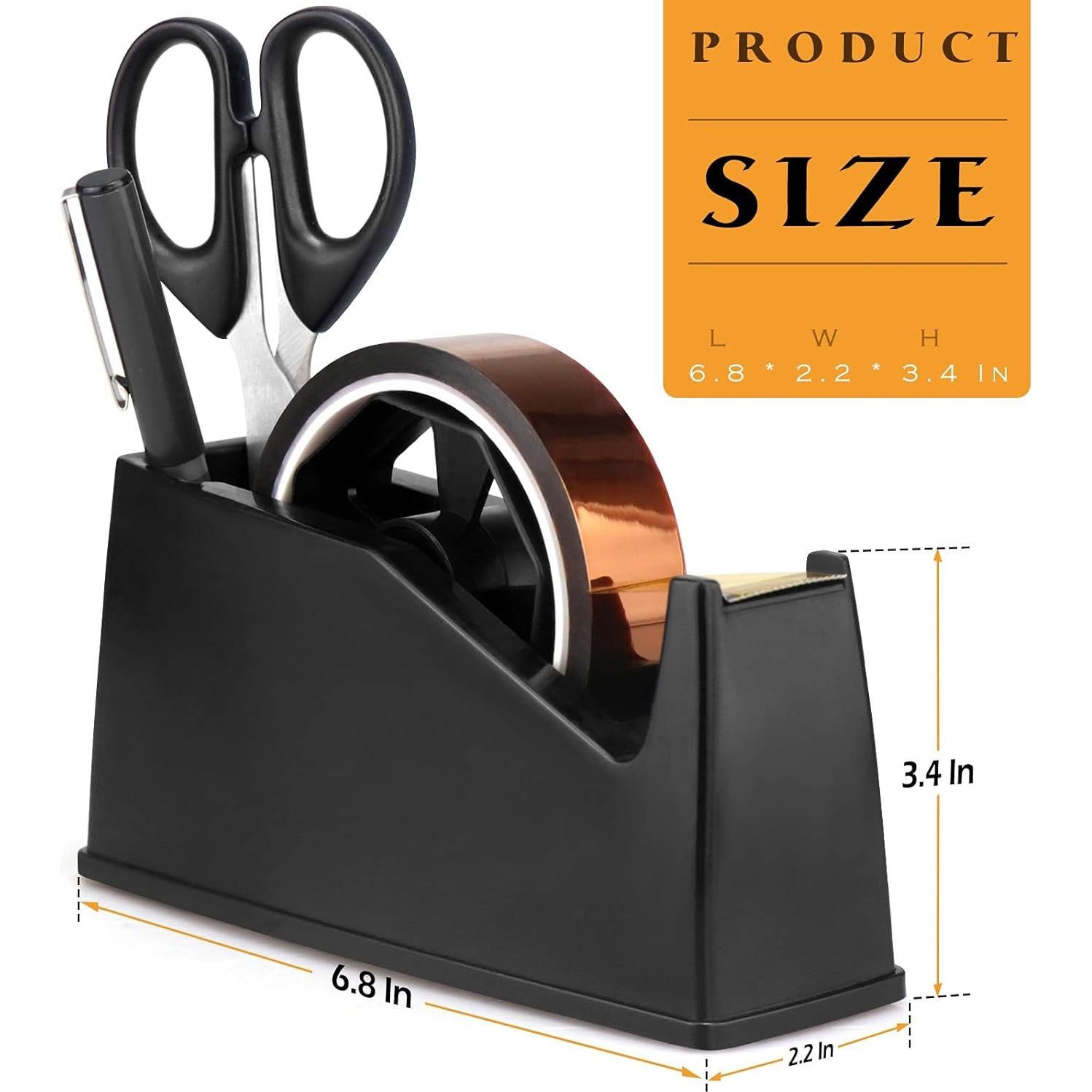 Dispensador de Cinta Térmica AWEI AZHI Negro 17.2x5.6x8.1 cm