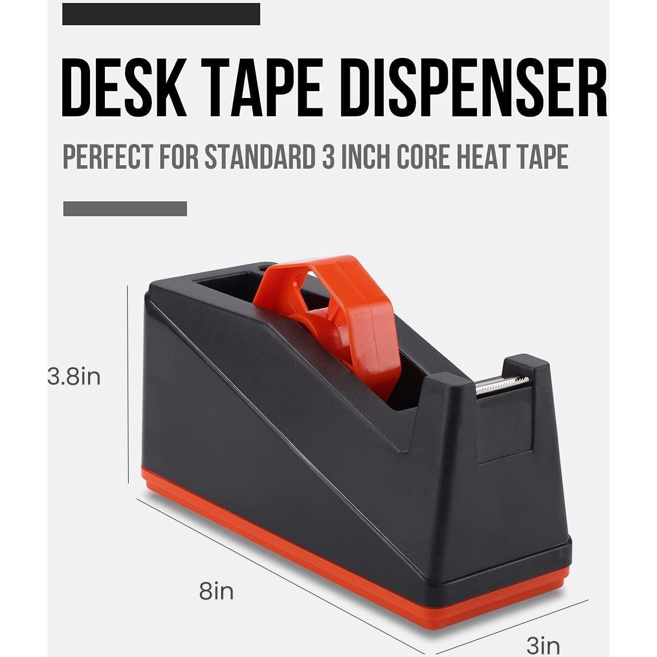 Soporte dispensador de cinta Lichamp 3" para oficina y hogar