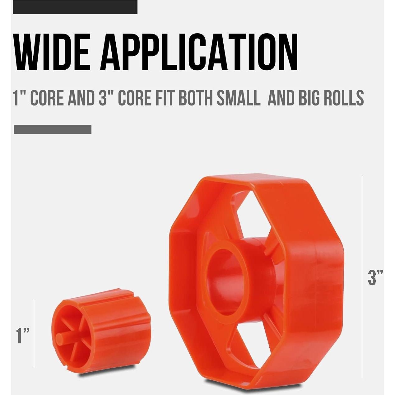 Soporte dispensador de cinta Lichamp 3" para oficina y hogar
