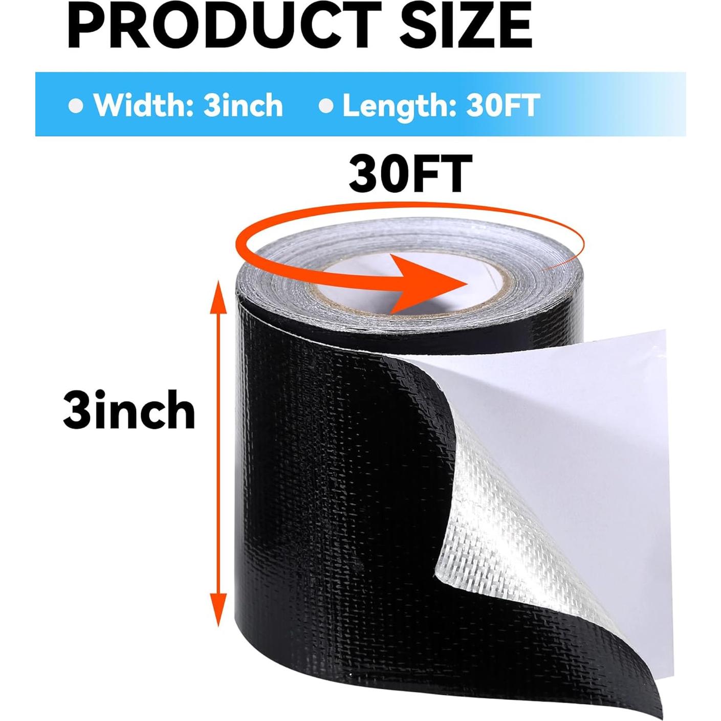 Cinta de Reparación de Toldos Tarpware 7.62 cm x 9.14 m Impermeable