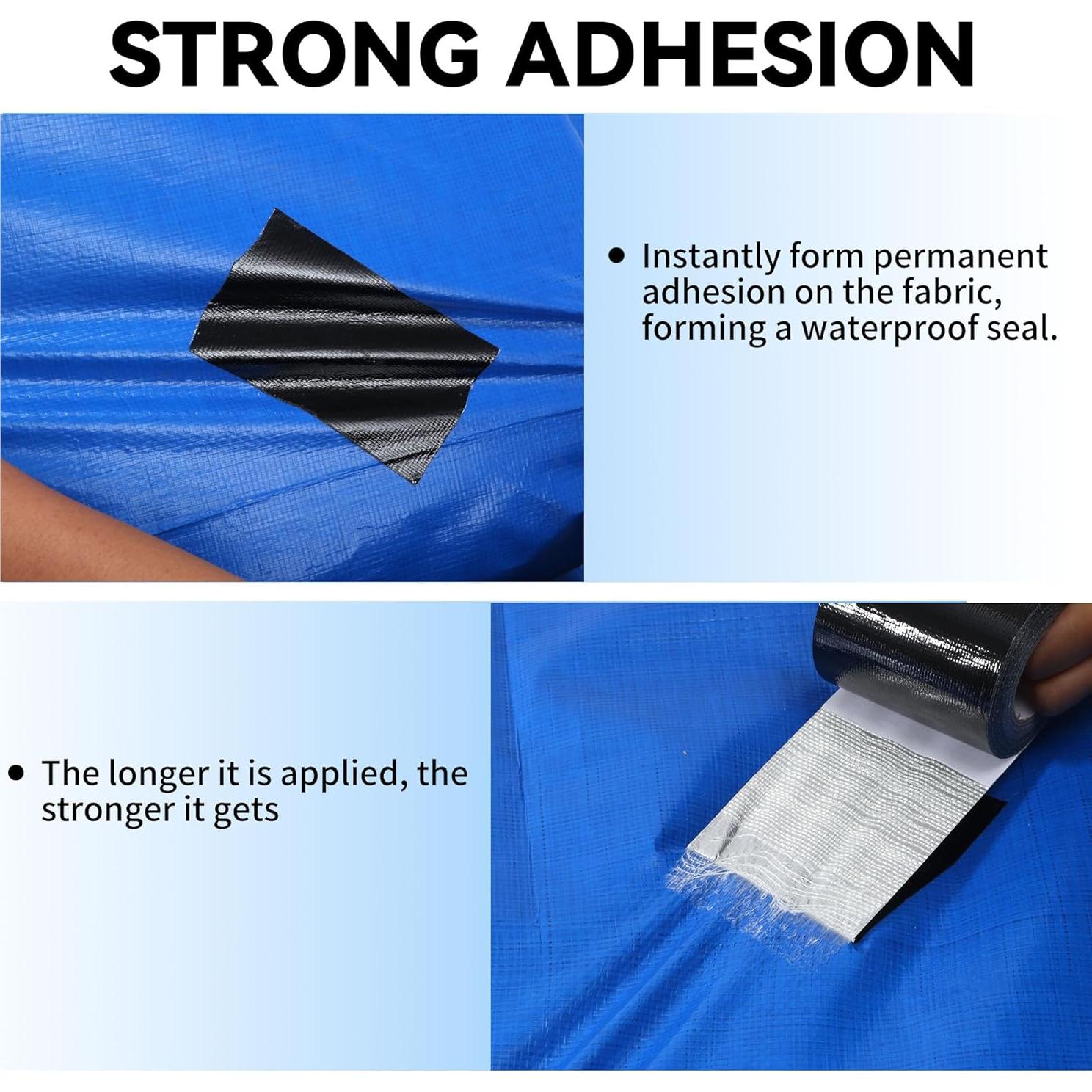 Cinta de Reparación de Toldos Tarpware 7.62 cm x 9.14 m Impermeable