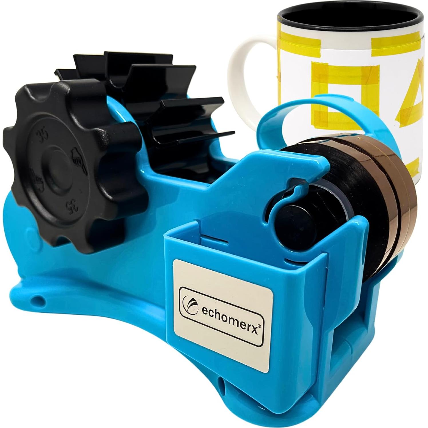 Dispensador de Cinta Echomerx Azul 3" para Sublimación Térmica