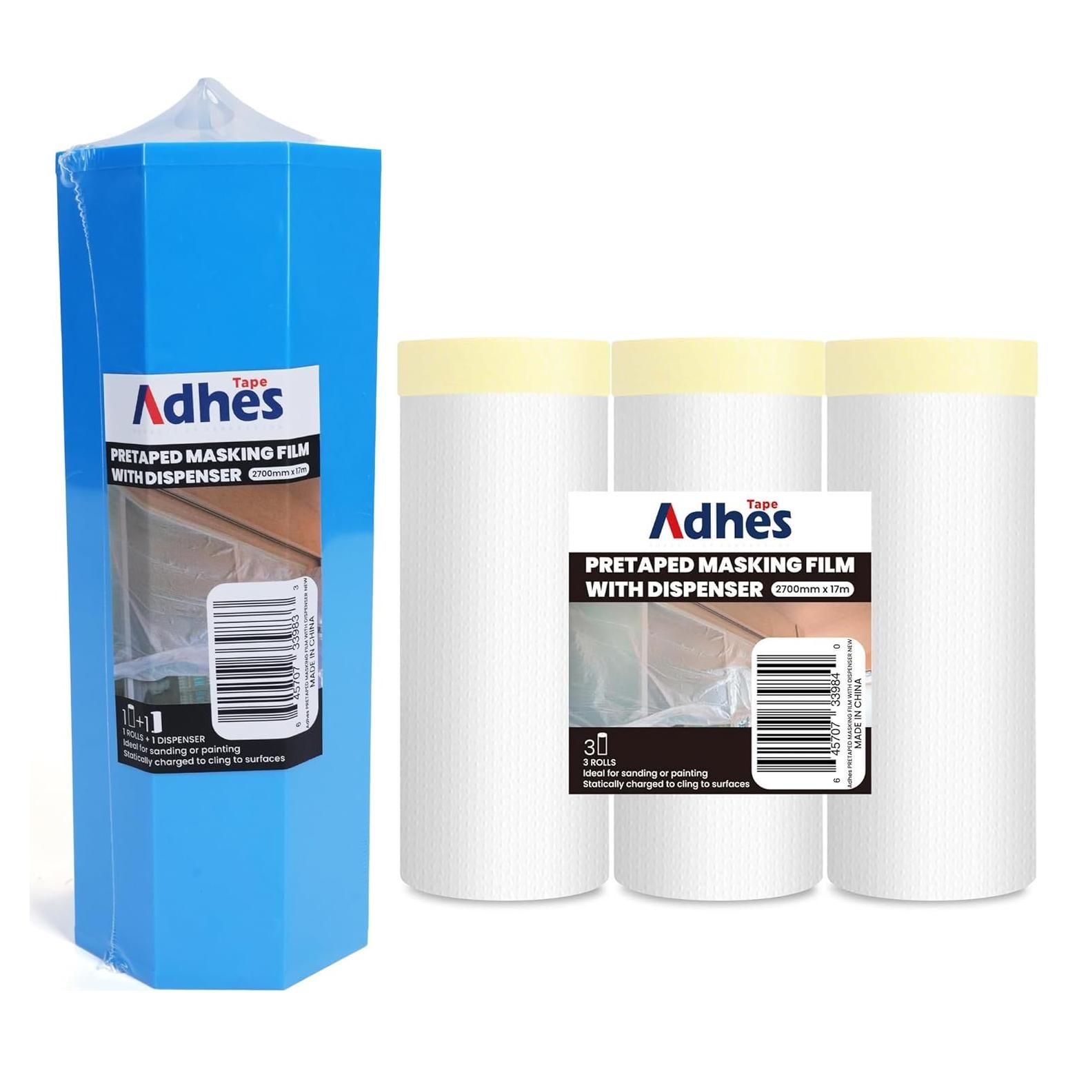 Película de Enmascarar Adhesiva 2700mm x 17m con Dispensador