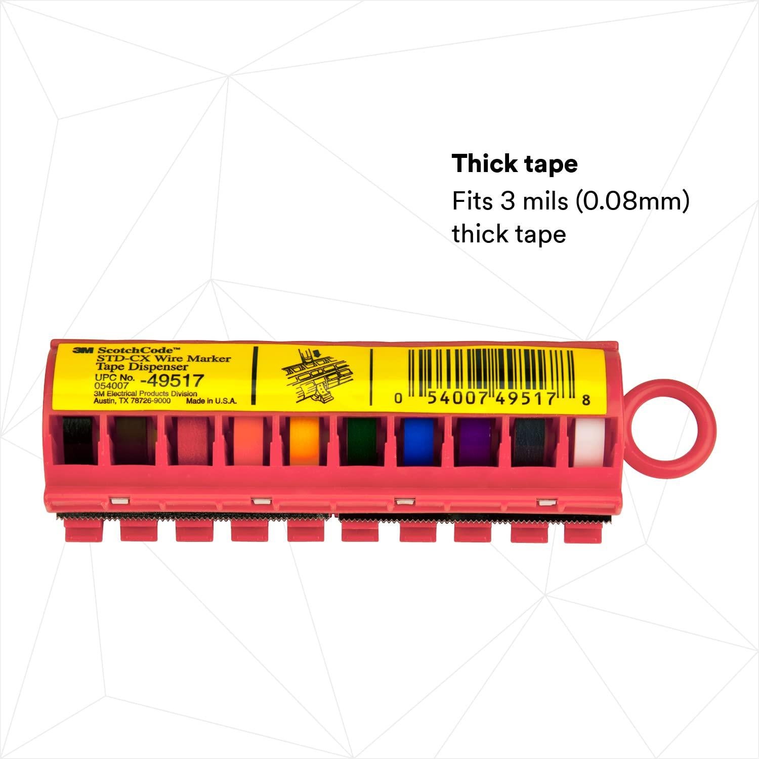 Dispensador de Cinta Marcadora de Cables 3M ScotchCode STD-C