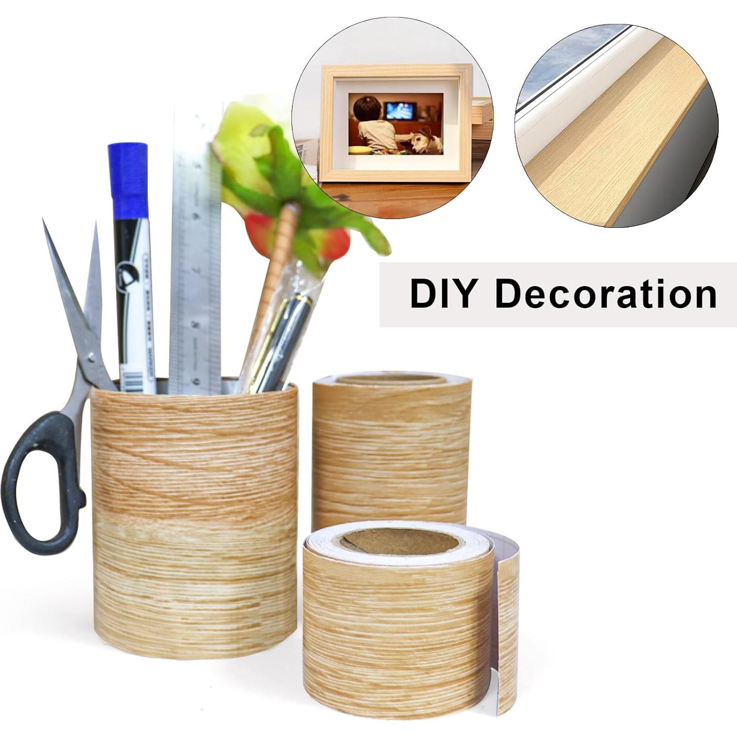 Cinta de Reparación de Grano de Madera BOMEI 11.94cm x 10m