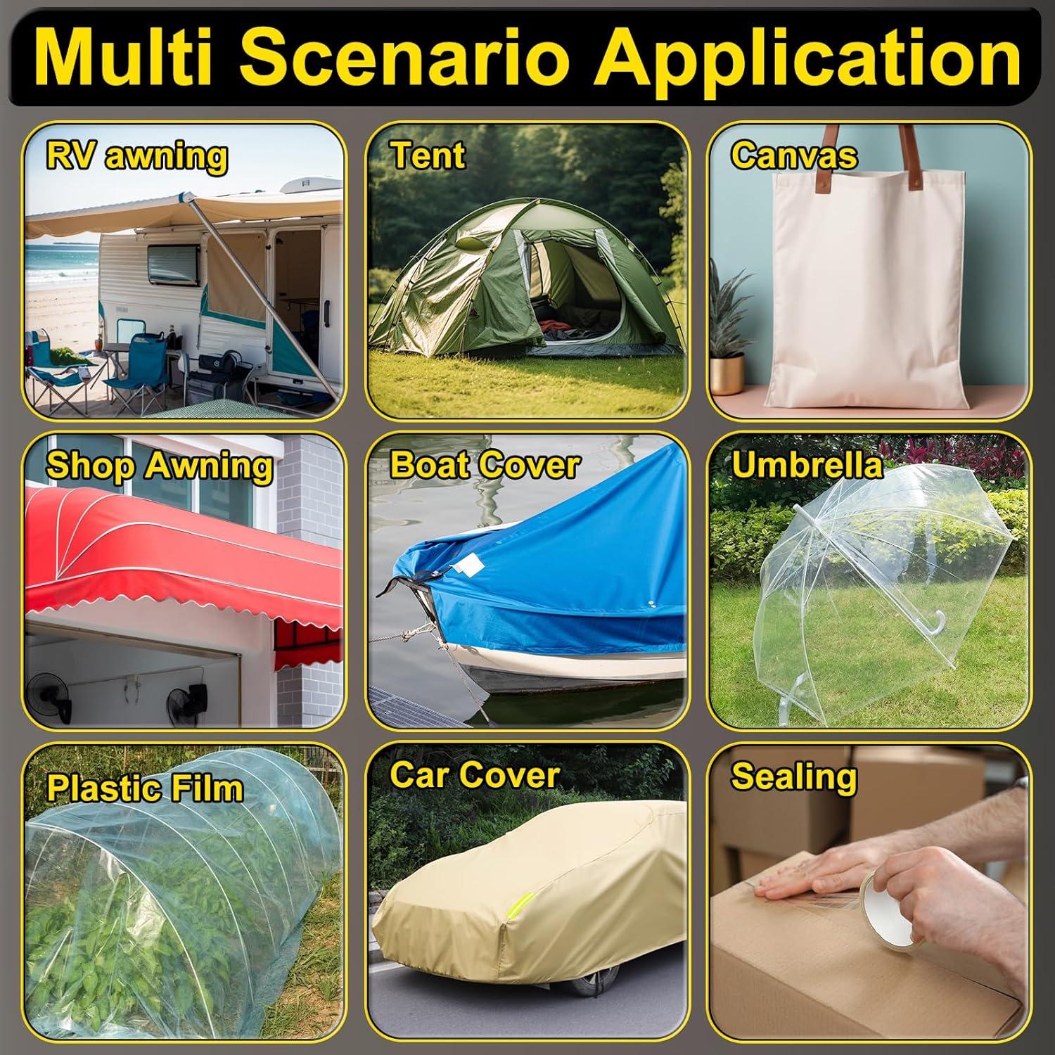 Cinta de Reparación de Toldos PACKKA 5" x 60' Impermeable