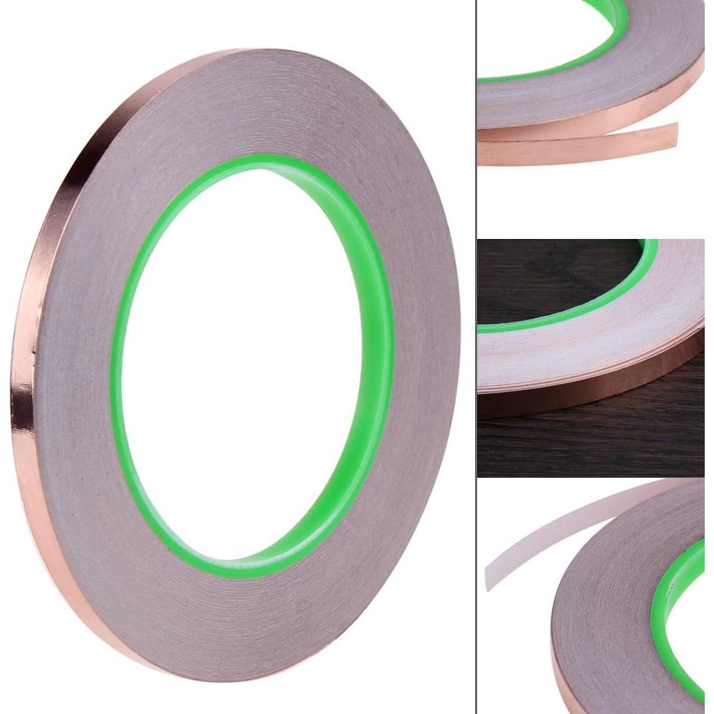 Cinta de Foil de Cobre Oubaka Doble Cara 6.35mm - Paquete de 4