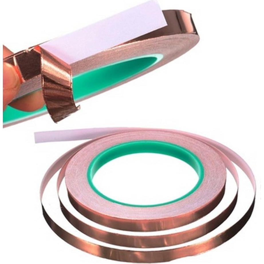 Cinta de Foil de Cobre Oubaka Doble Cara 6.35mm - Paquete de 4