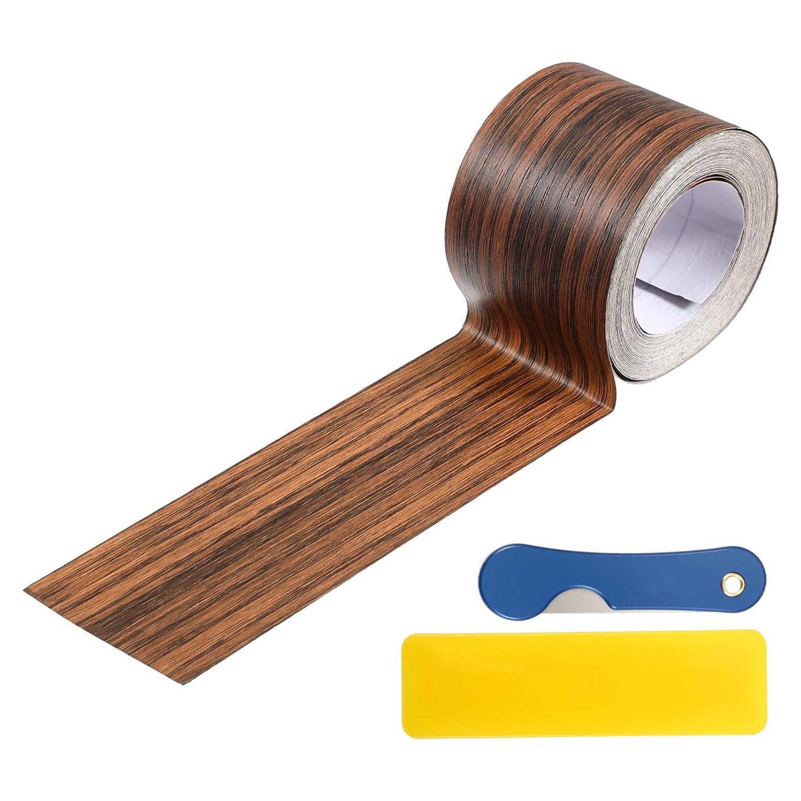 Cinta de Reparación de Madera Qianyu 5 cm x 9.75 m Autoadhesiva