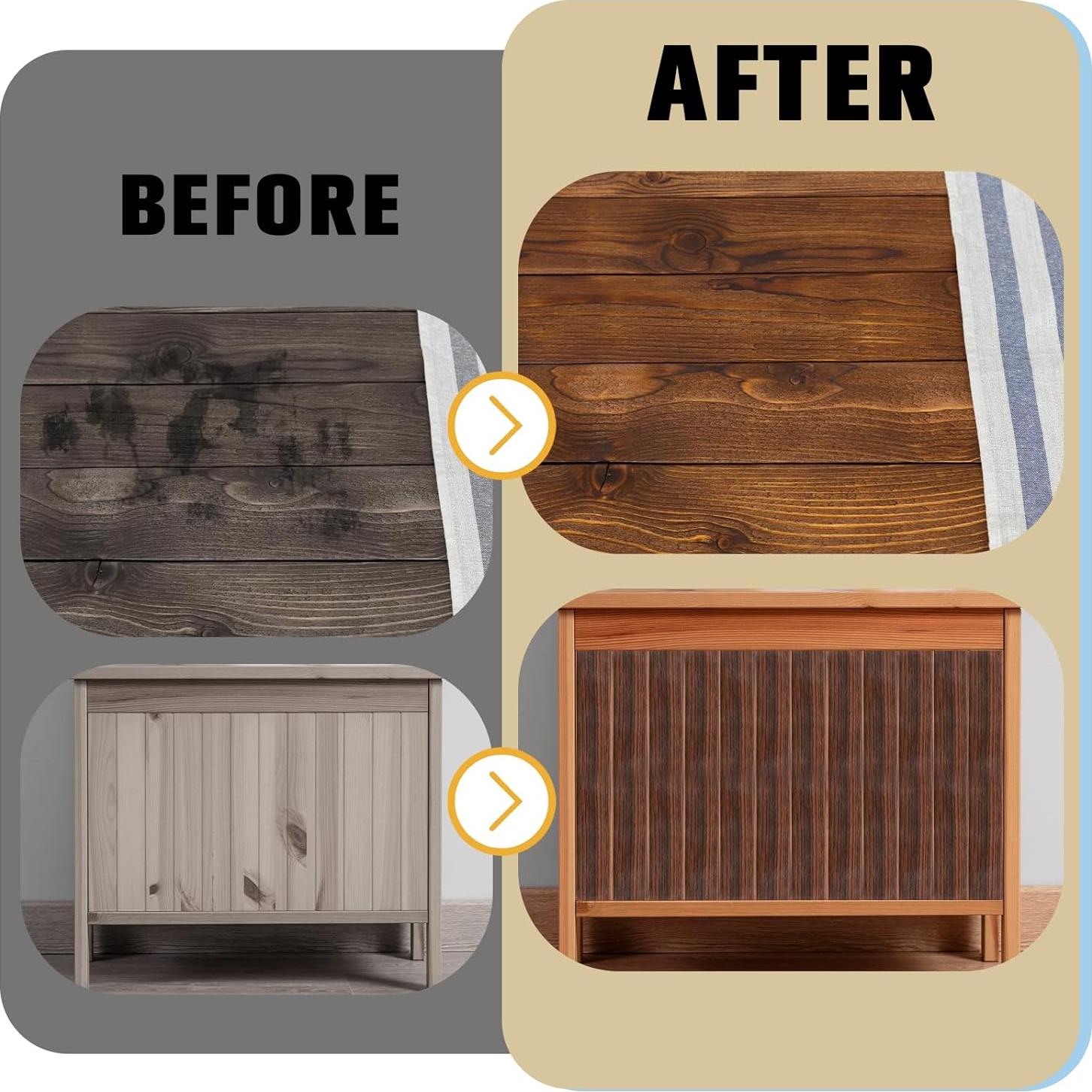 Cinta de Reparación de Madera Qianyu 5 cm x 9.75 m Autoadhesiva