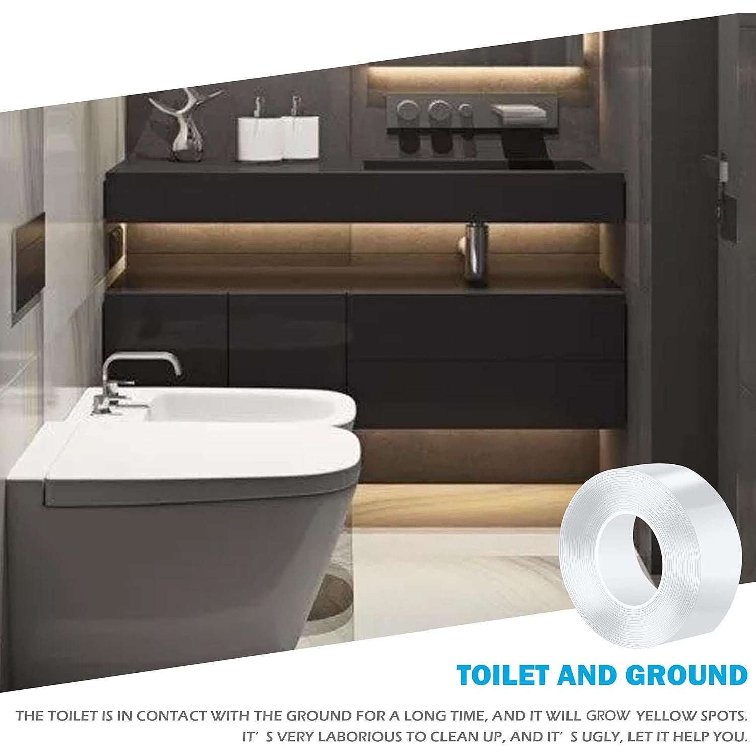 Cinta de Sellado Autoadhesiva Impermeable ToLanbbt 1.5 cm x 10 m