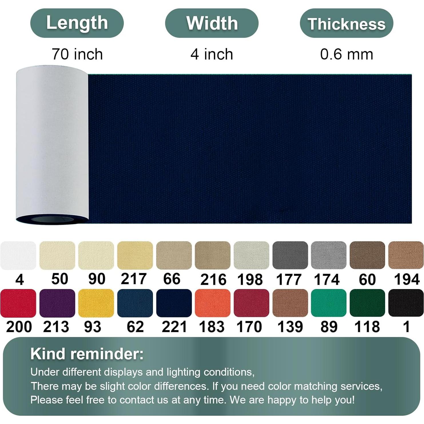 Cinta de Reparación Autoadhesiva Cinta de Cindy 10x17.8cm Azul Marino