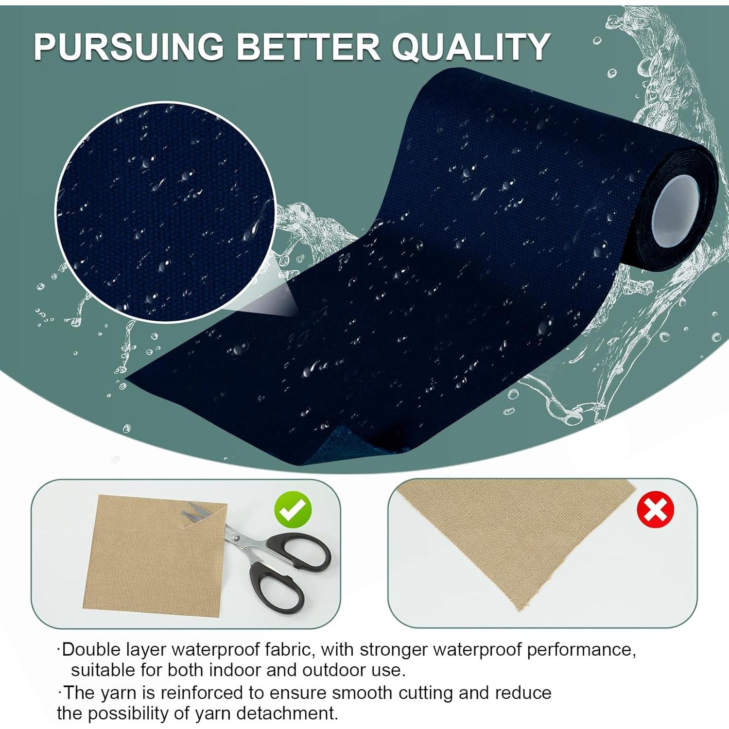 Cinta de Reparación Autoadhesiva Cinta de Cindy 10x17.8cm Azul Marino