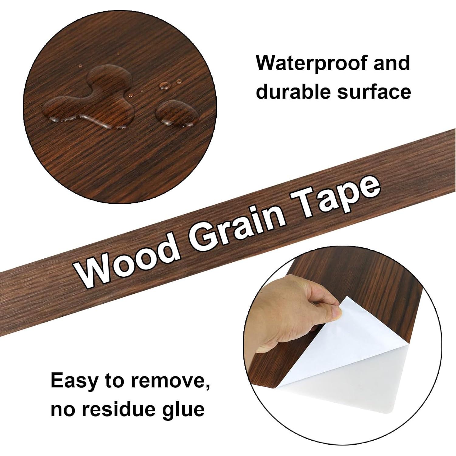 Cinta de Reparación de Grano de Madera BOMEI 10m Autoadhesiva