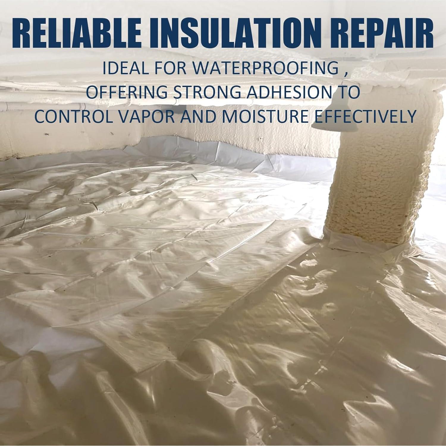 Cinta de Barrera de Vapor GUFJUCH 7.62 cm x 54.86 m Impermeable