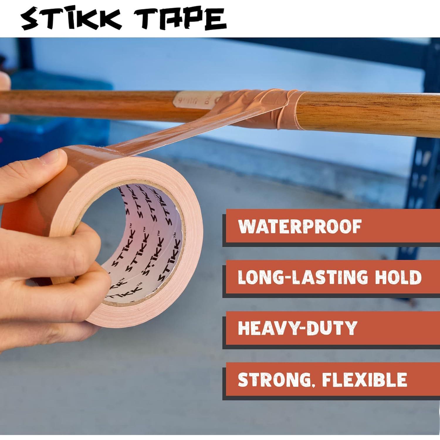 Cinta Ducto STIKK Naranja 7.62 cm x 22.86 m Alta Resistencia