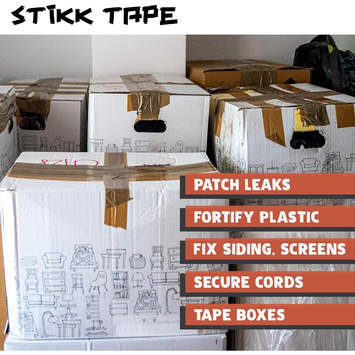 Cinta Ducto STIKK Naranja 7.62 cm x 22.86 m Alta Resistencia