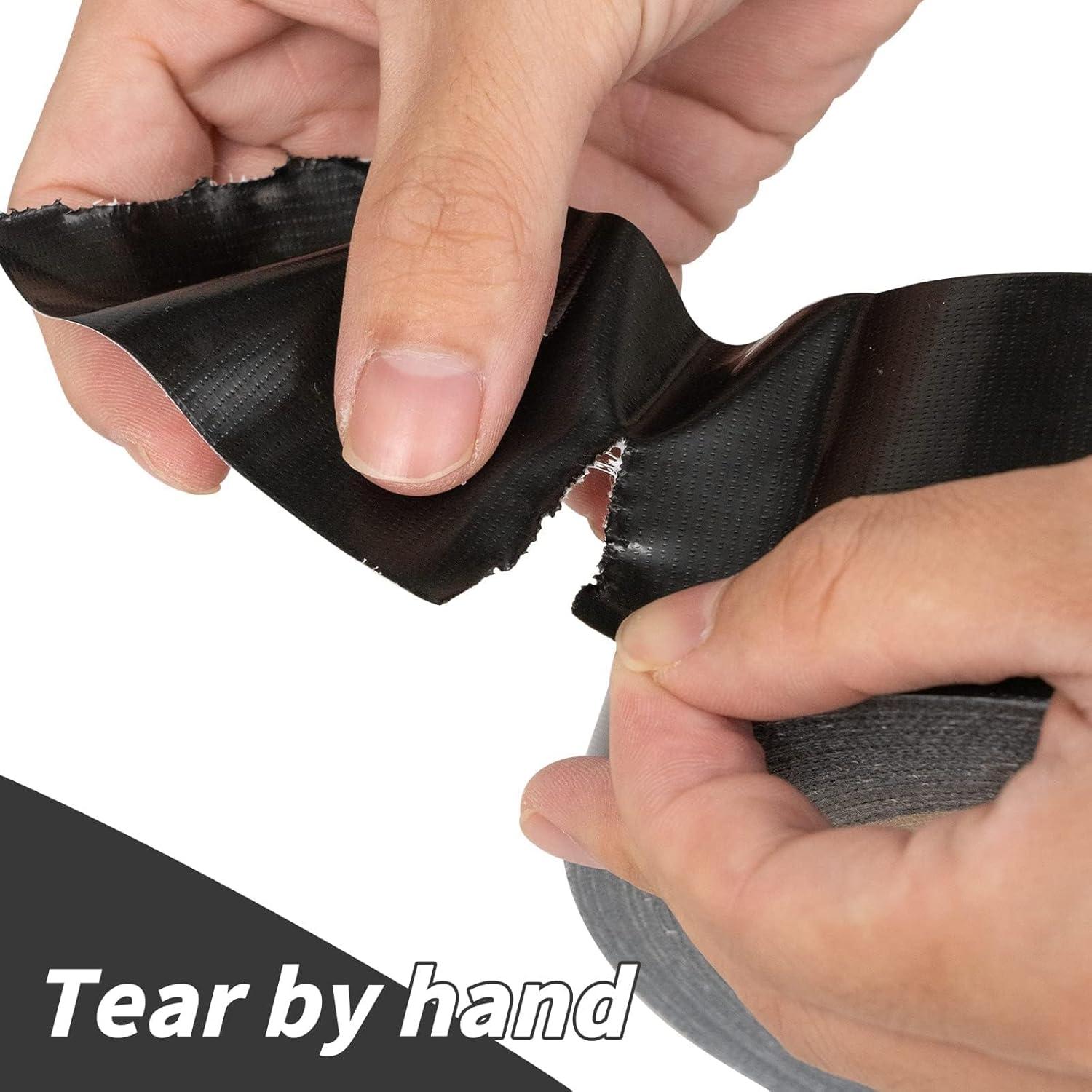 Cinta Adhesiva Negra Resistente Oleitodh 3" x 302.34m - 6 Rollos