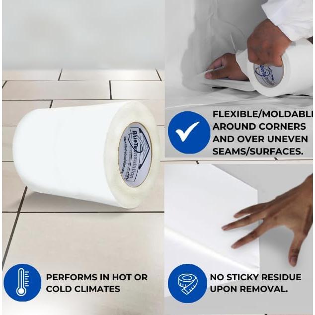 Cinta de Barrera de Vapor BlueTex 15.24 cm x 54.86 m - Impermeable