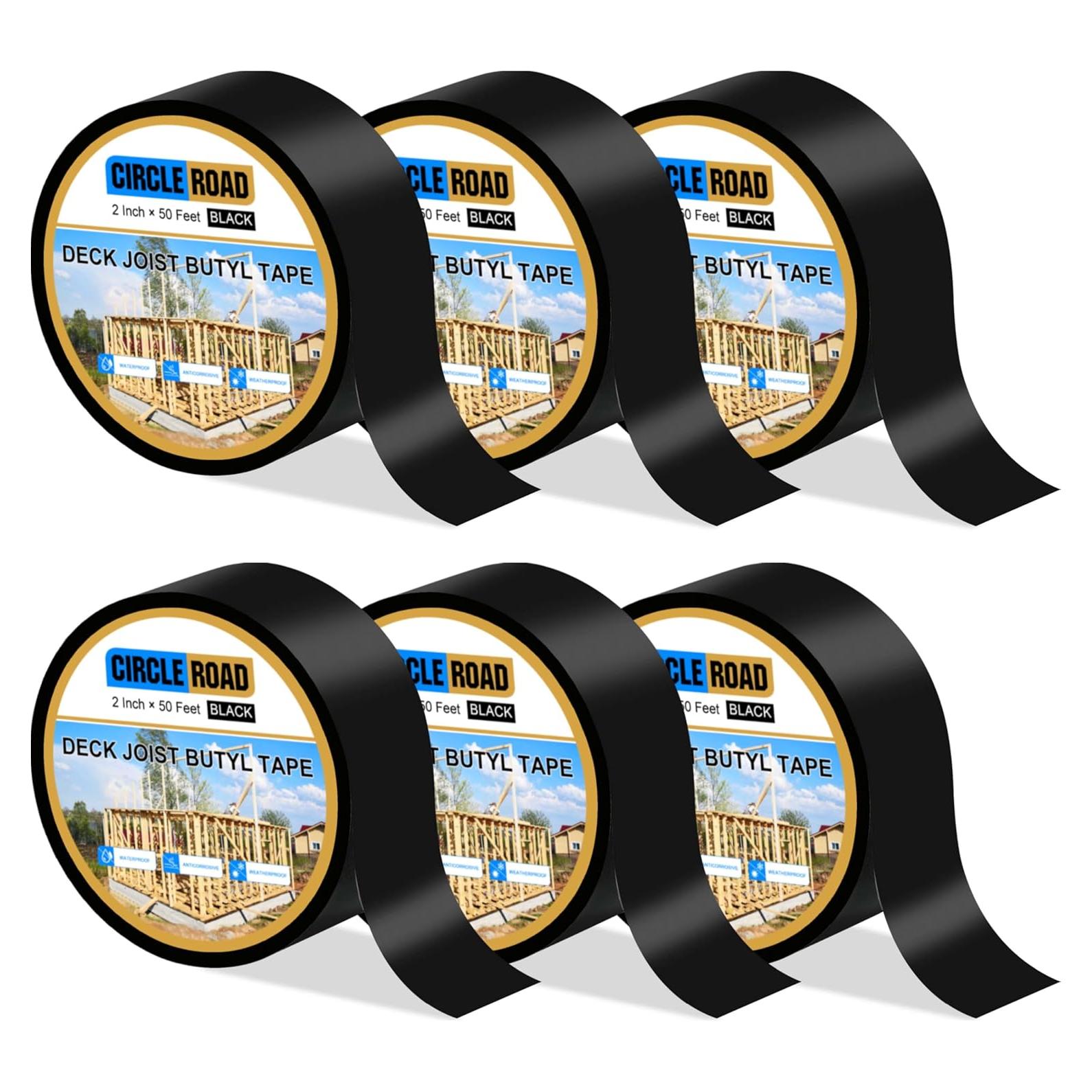 Cinta Butílica Impermeable CircleRoad 6 Rollos 5.08cm x 15.24m