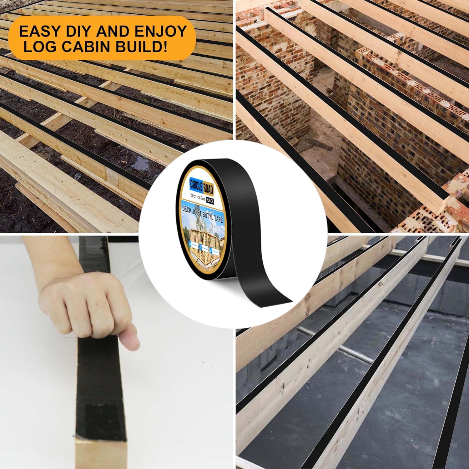 Cinta Butílica Impermeable CircleRoad 6 Rollos 5.08cm x 15.24m