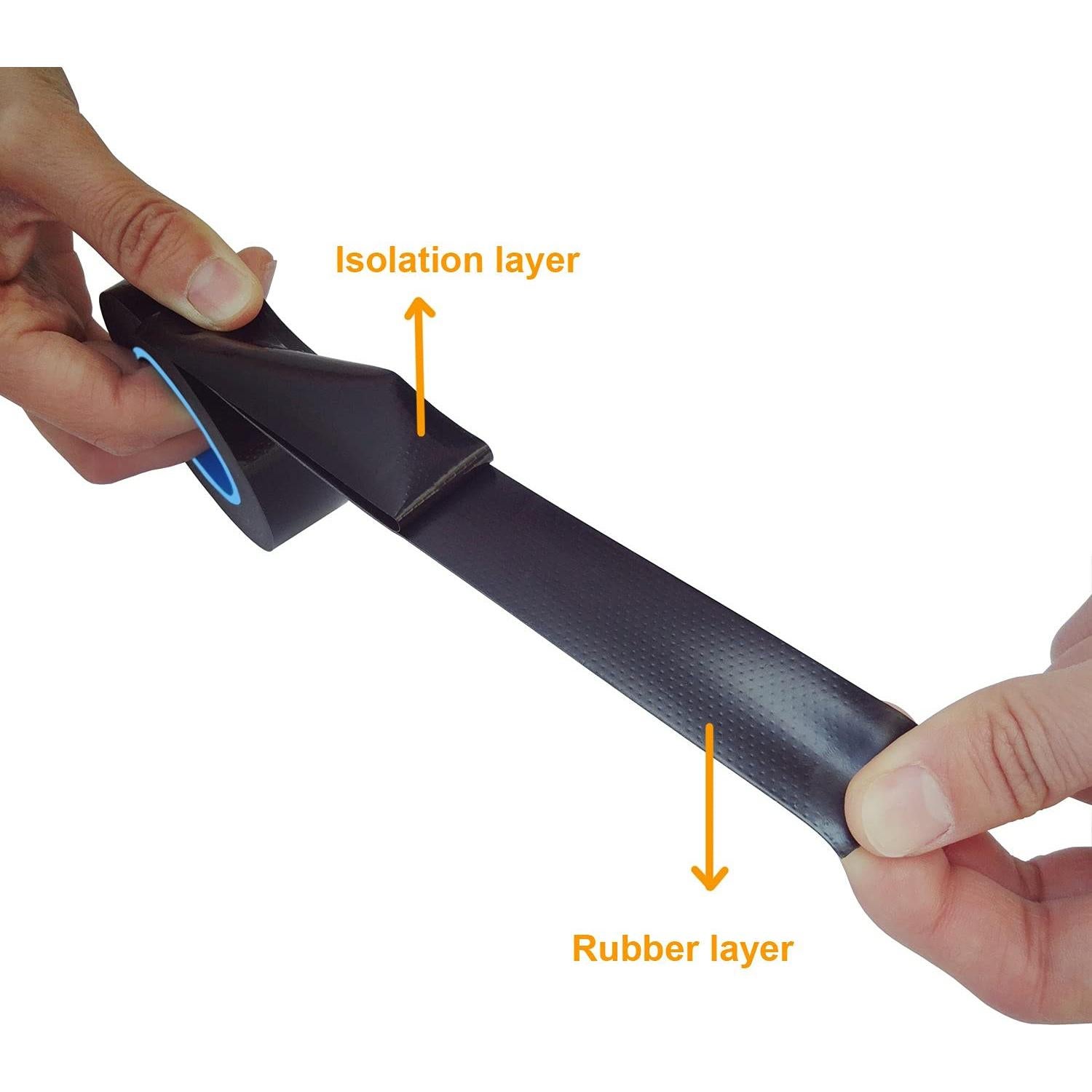 Cinta de Goma Autoadhesiva Lichamp 1" x 3m - 6 Rollos