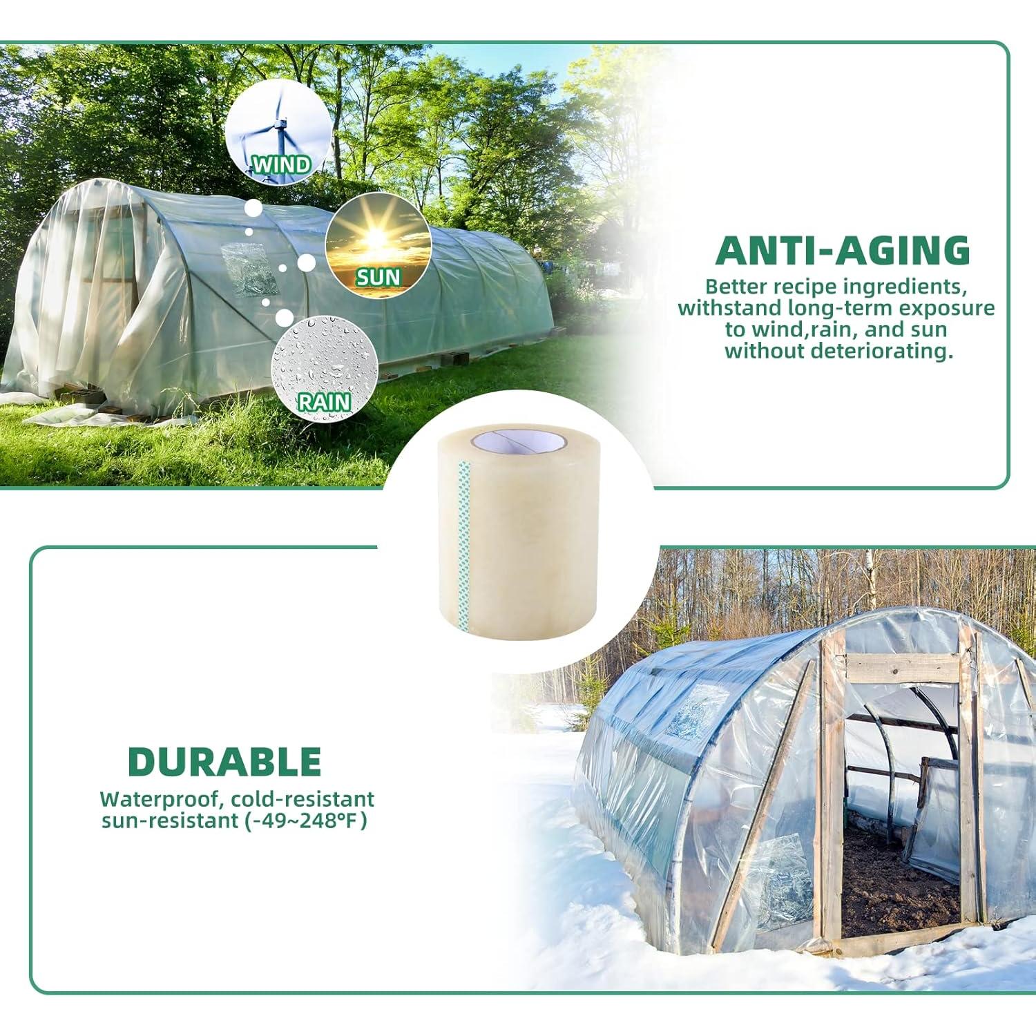 Cinta de Reparación Plástica Pueatte 10.16cm x 64.62m UV