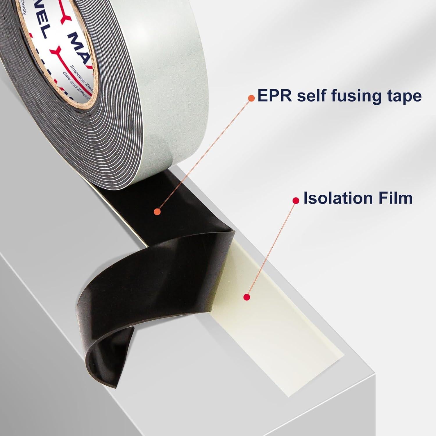 Cinta de Empalme Autoamalgamante Maxwel 19mm x 9.1m 35kV