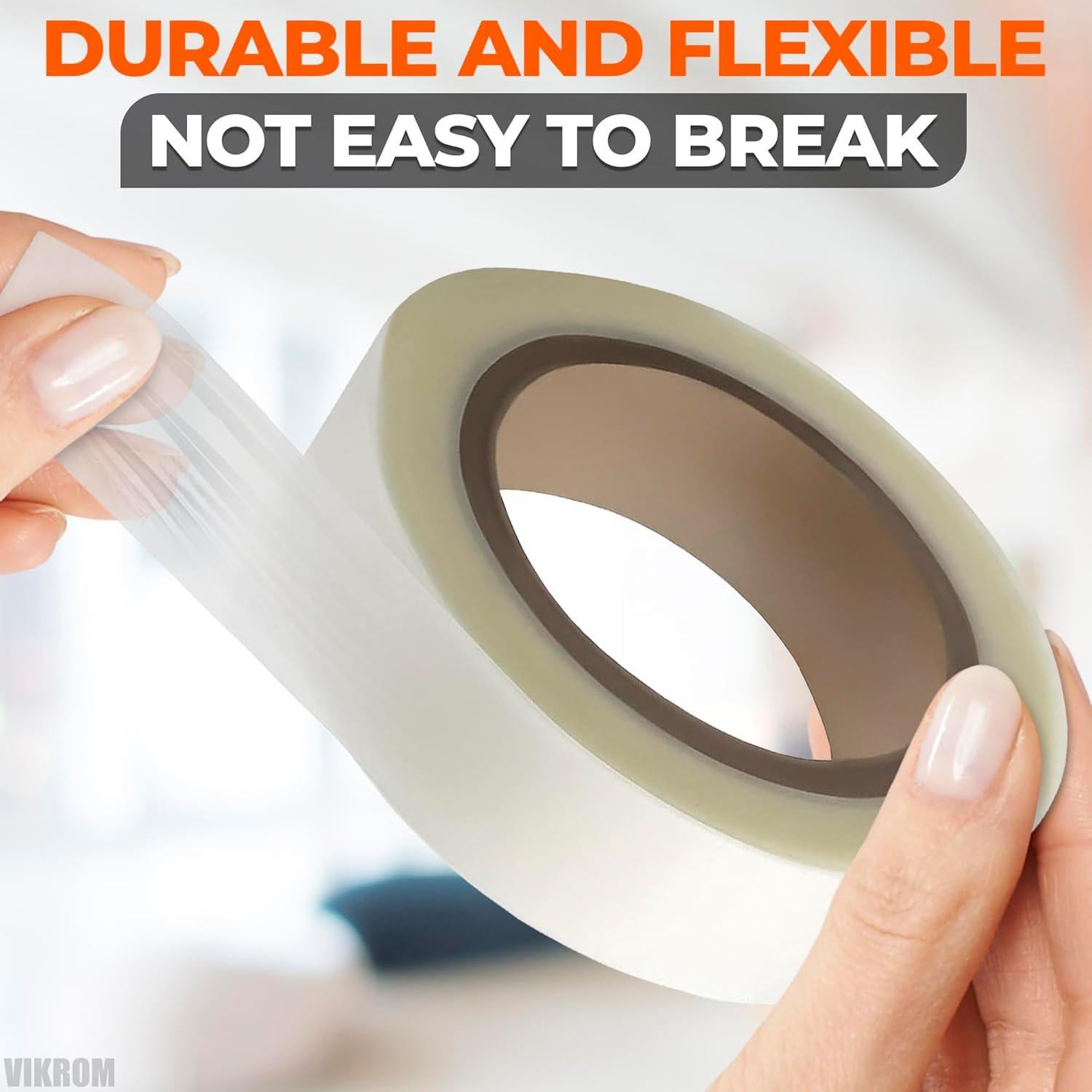 Cinta de Costura Impermeable VIKROM 20m x 2cm Blanca