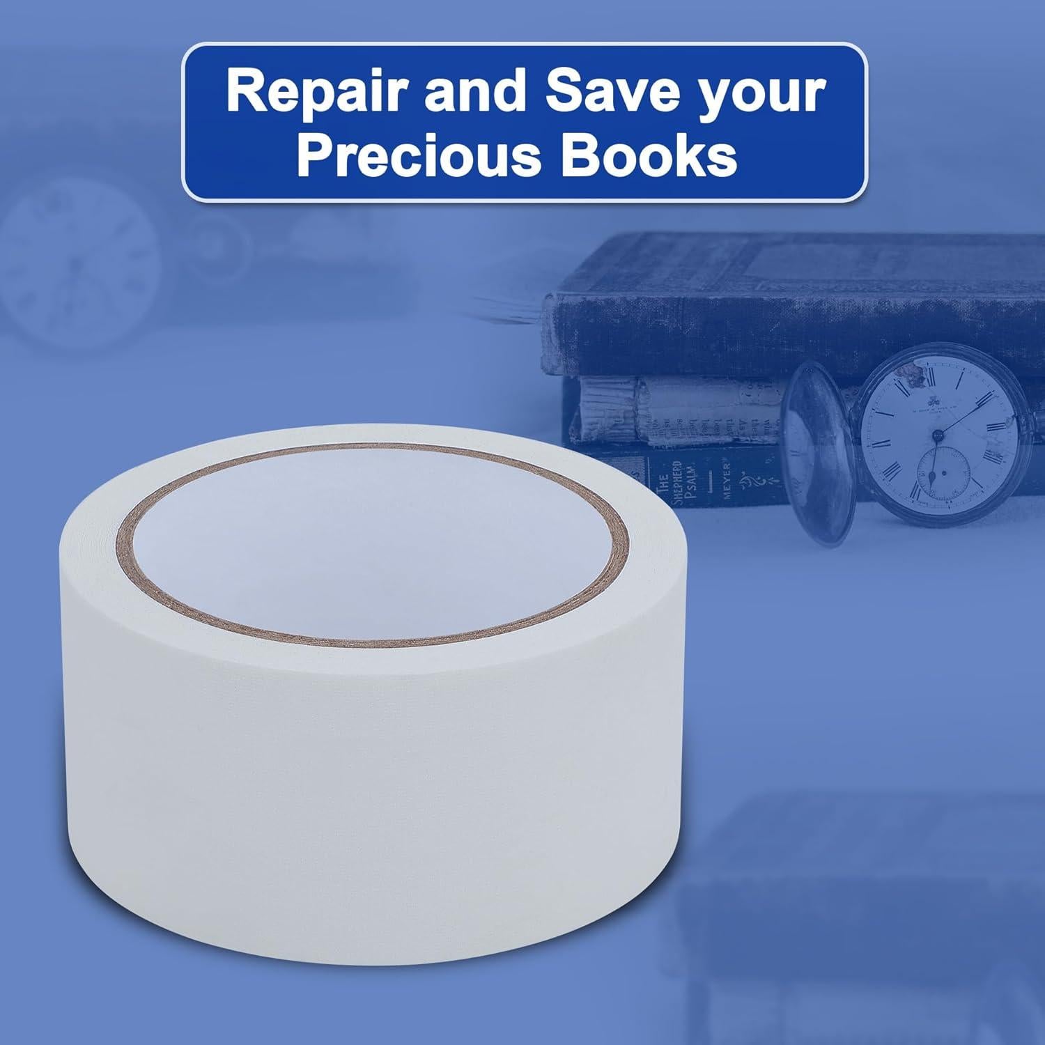 Cinta de Reparación de Libros SICCOMA 5cm x 10m Autoadhesiva