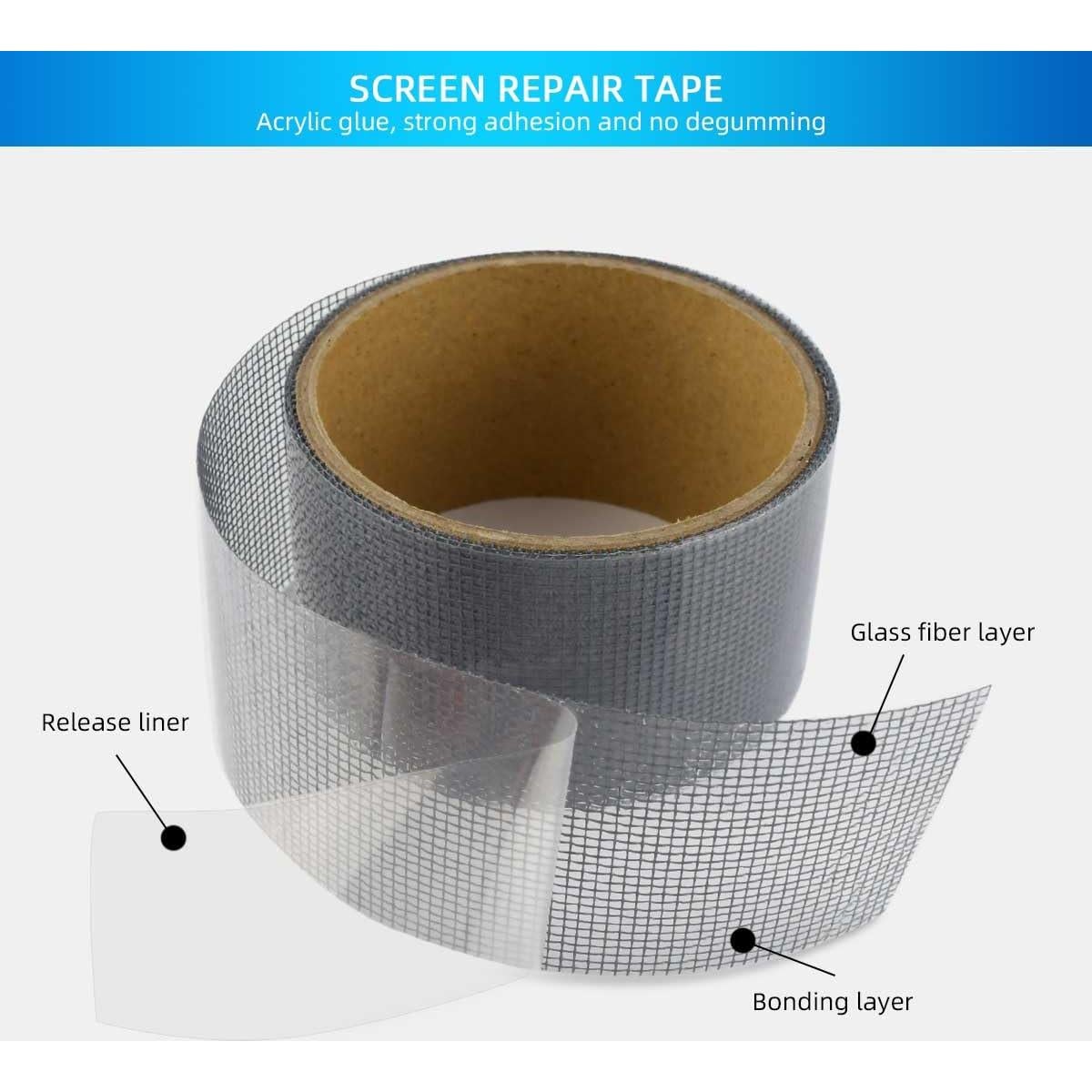 Cinta de Reparación de Pantalla Yuntop 50x200 cm Impermeable