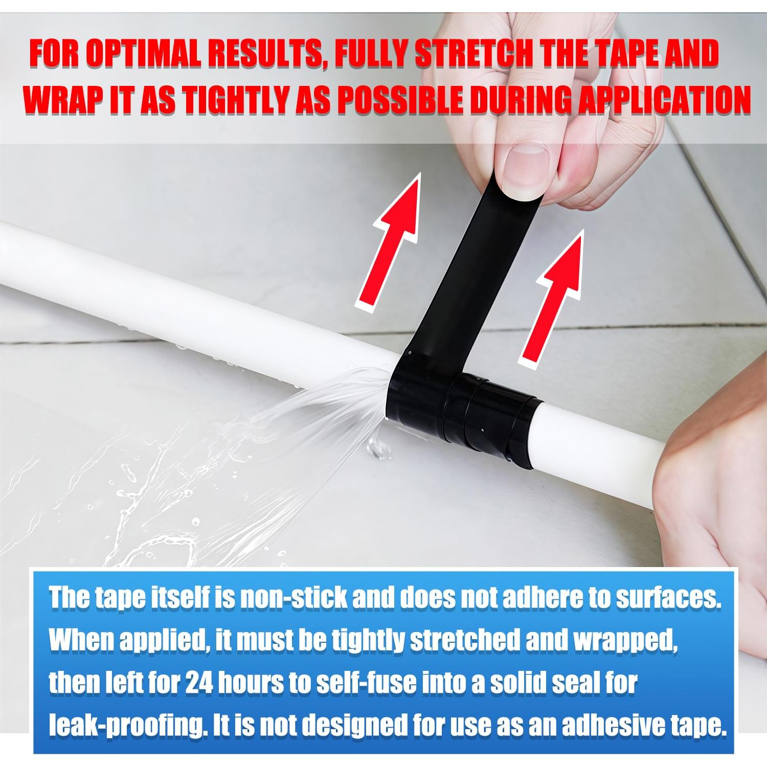 Cinta de Silicona Auto-Fusionante Marlaaiorg 2.54 cm x 4.57 m