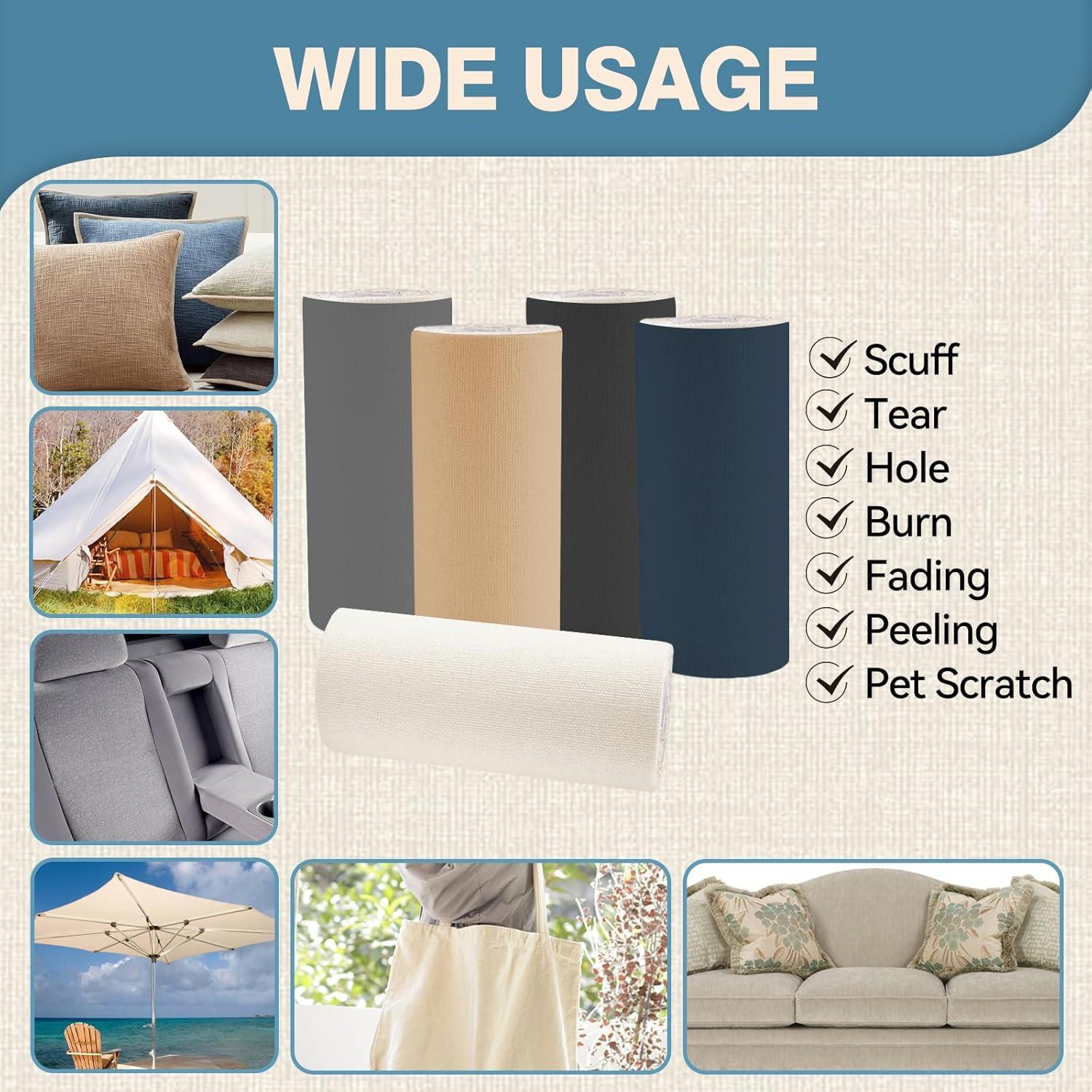 Cinta de Reparación de Lona Nexkayee 10x17 cm Beige